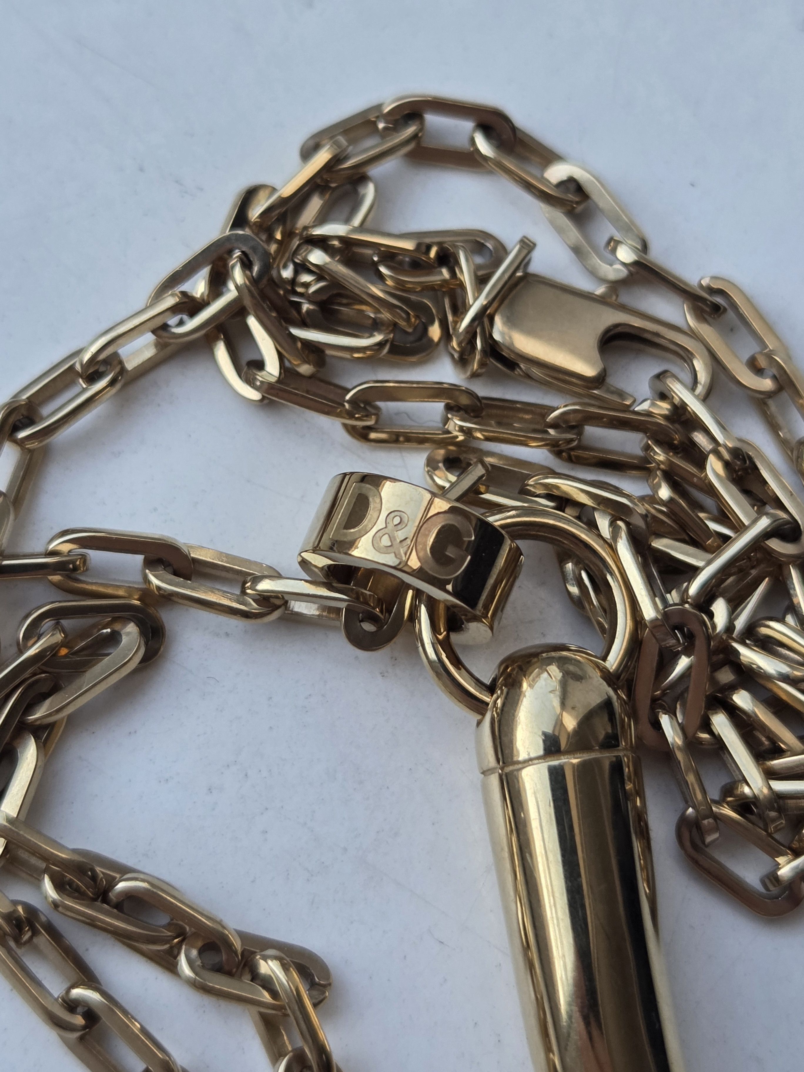 Dolce & Gabbana Dolce & Gabbana golden fang necklace Size ONE SIZE - 4 Thumbnail