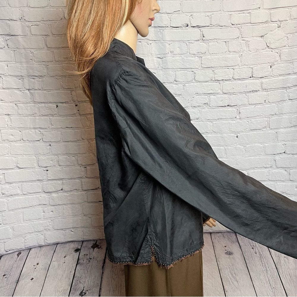 Other Abraham & Thakore Silk Brown Long Sleeve Top Size M Size M / US 6-8 / IT 42-44 - 3 Thumbnail