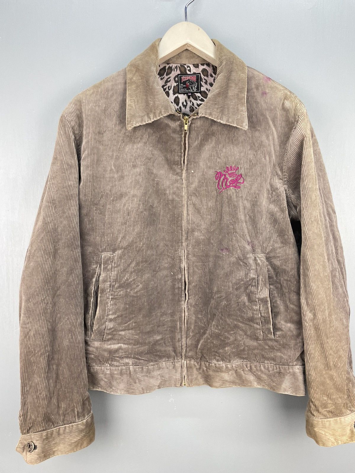 Vintage Vintage King Mob corduroy zip up jacket Size US M / EU 48-50 / 2 - 3 Thumbnail