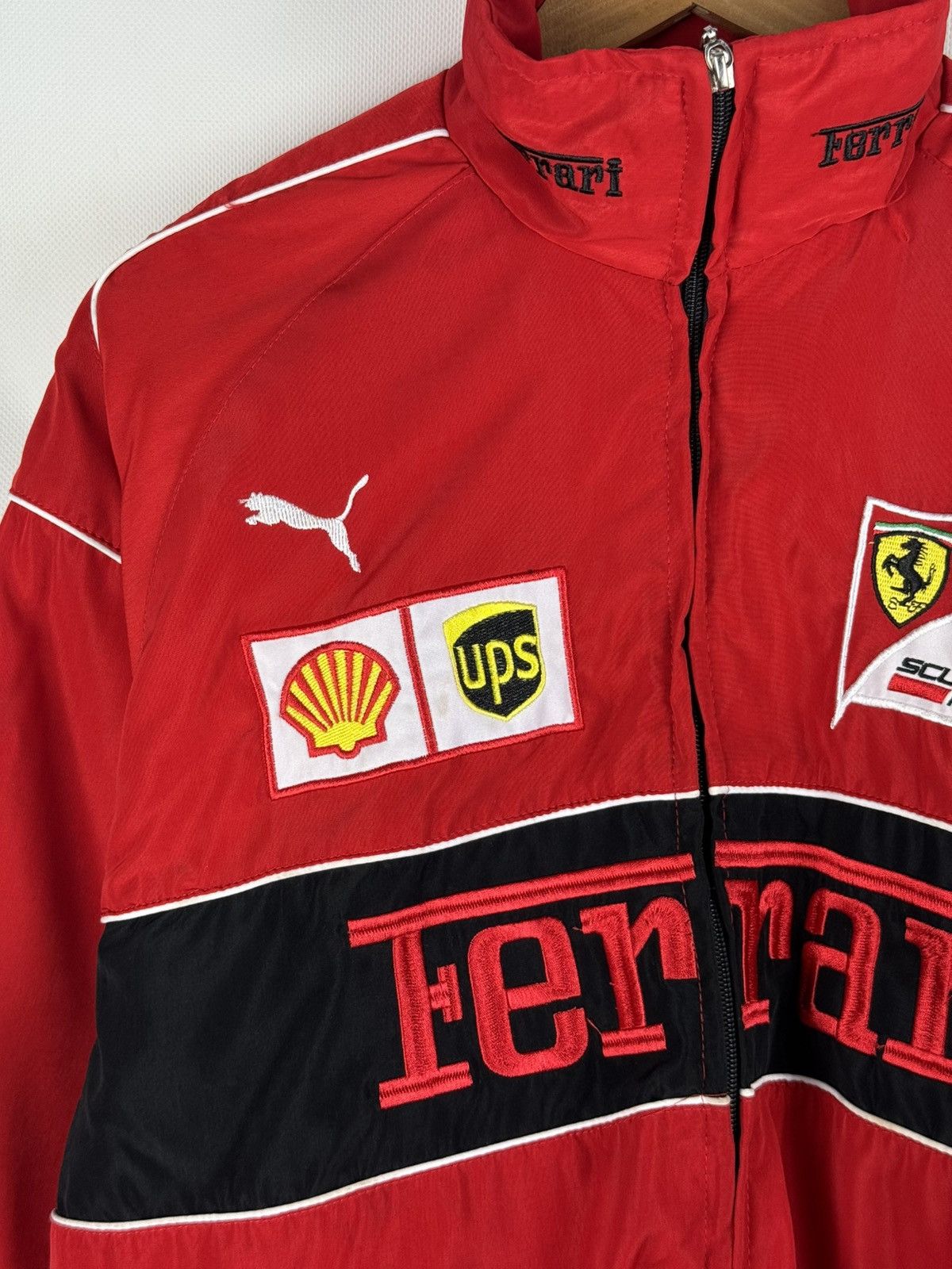 Ferrari Ferrari F1 Scuderia Overprinted Racing Bomber Jacket Size US S / EU 44-46 / 1 - 6 Thumbnail