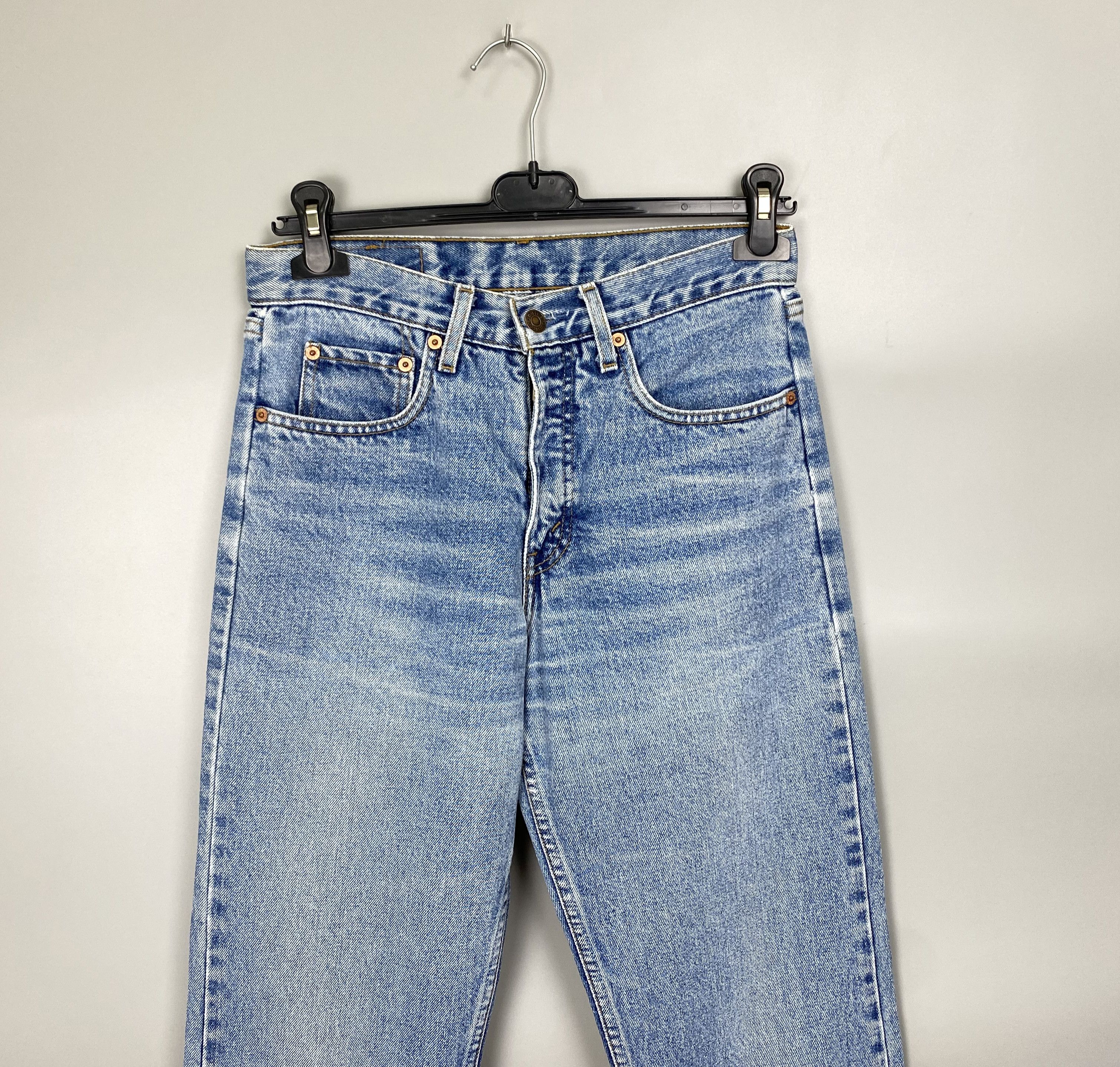 Levi's LEVIS 515 Orange Tab Vintage Blue Denim Jeans W29 L32 Size US 29 - 2 Thumbnail