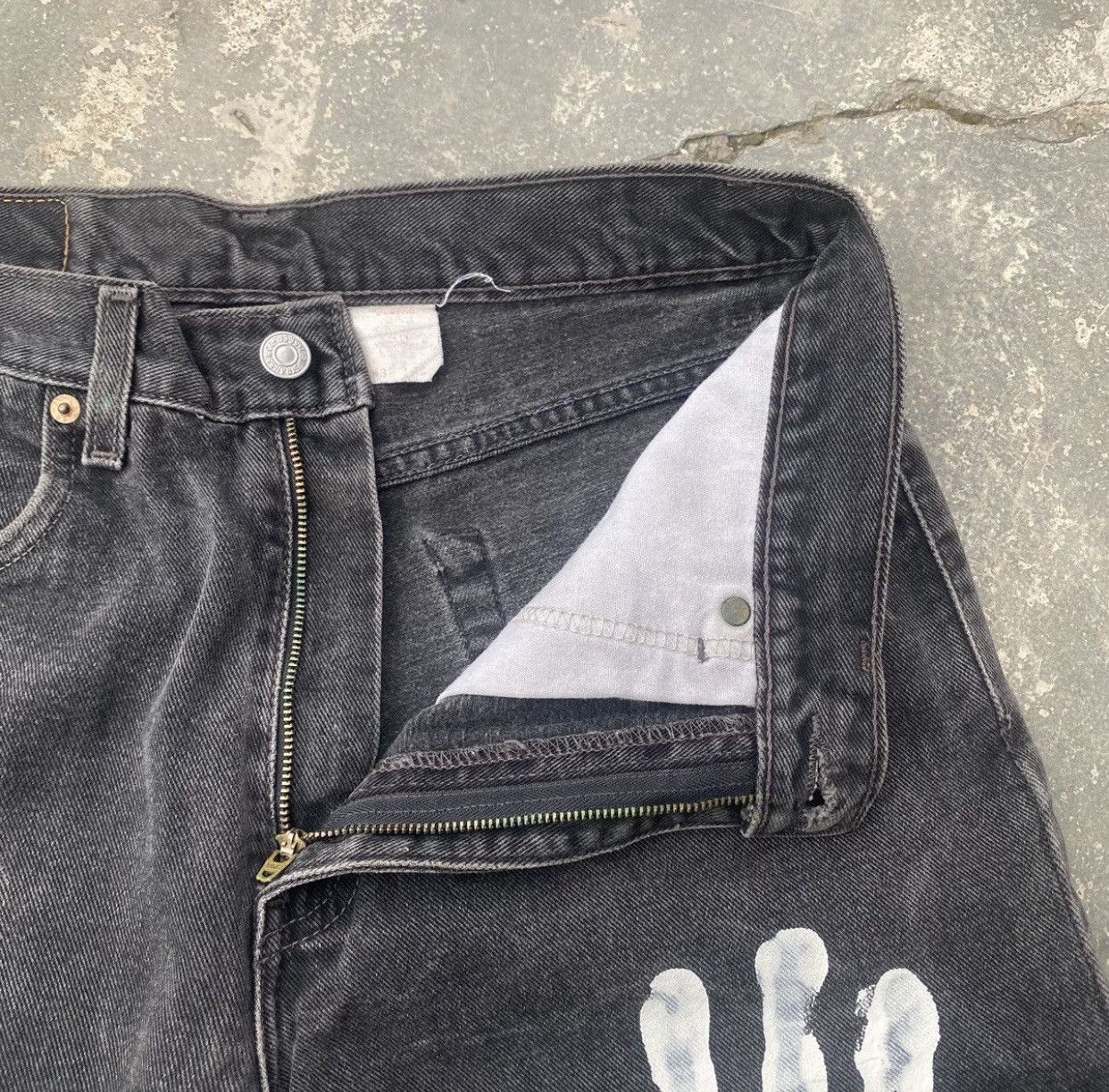 Levi's Rare Levis LOT 550 Paint Slapper Jeans Size US 32 / EU 48 - 5 Thumbnail
