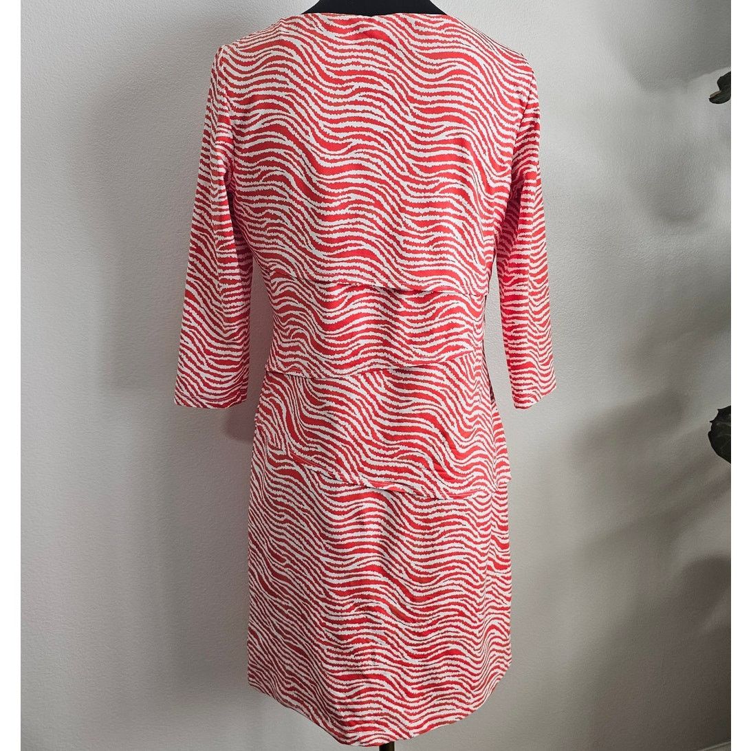 J.McLaughlin EUC J. McLaughlin Nicola Catalina Cloth Dress 3/4 Sleeves M Size M / US 6-8 / IT 42-44 - 3 Thumbnail