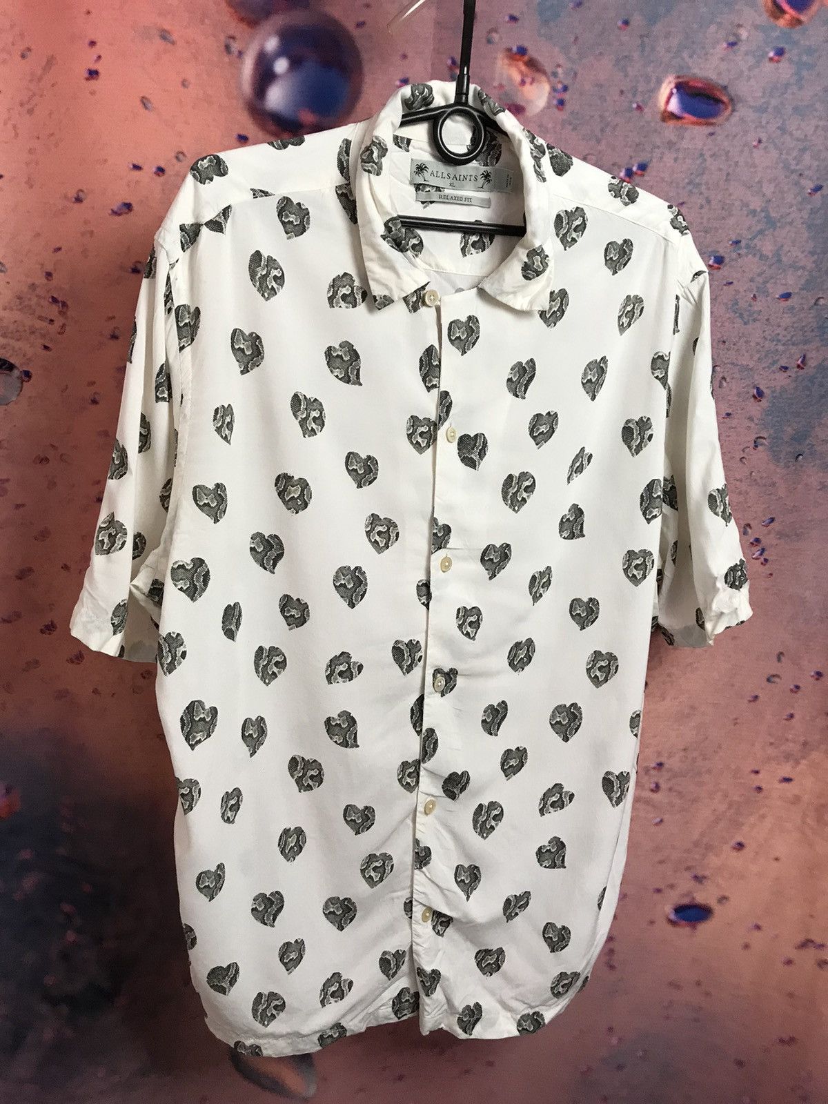 Designer Allsaints luxury streetwear shirt Size US XL / EU 56 / 4 - 2 Thumbnail