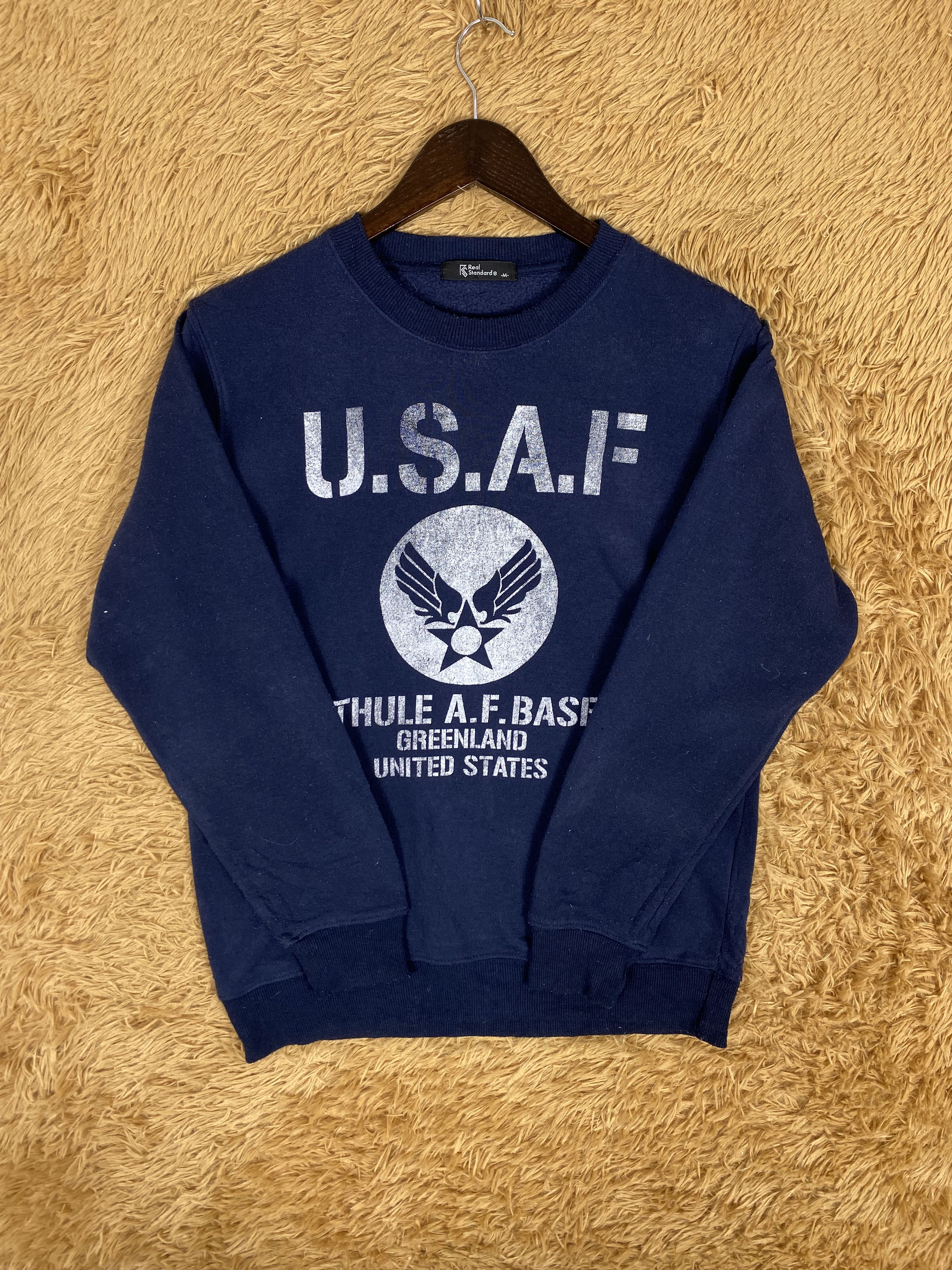 Vintage Vintage Real Standard U.S.A.F Sweatshirts PS0078 Size US S / EU 44-46 / 1 - 3 Thumbnail