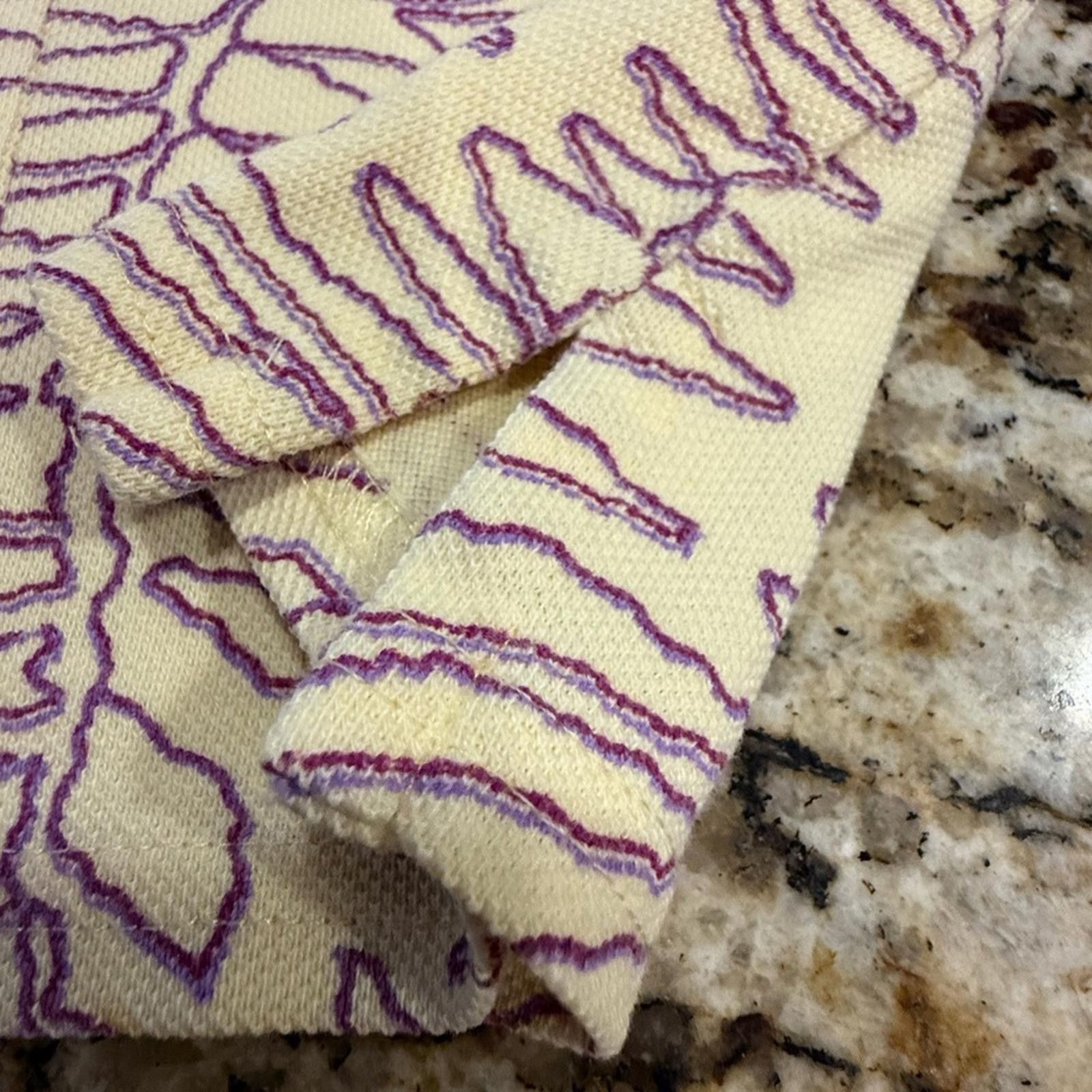 Ashworth Ashworth yellow button up tank purple leaf embroidery SZ LG Size L / US 10 / IT 46 - 5 Thumbnail