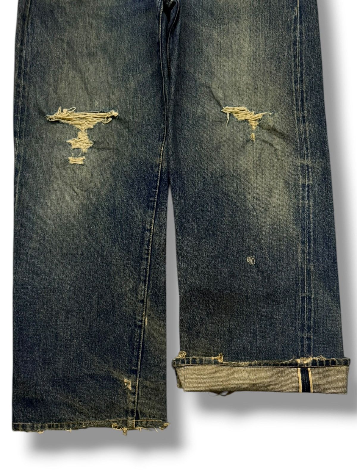 Levi's Vintage Clothing Vintage 00s Levi’s 501 Selvedge Big E USA Made 555 | W32 Size US 32 / EU 48 - 6 Thumbnail