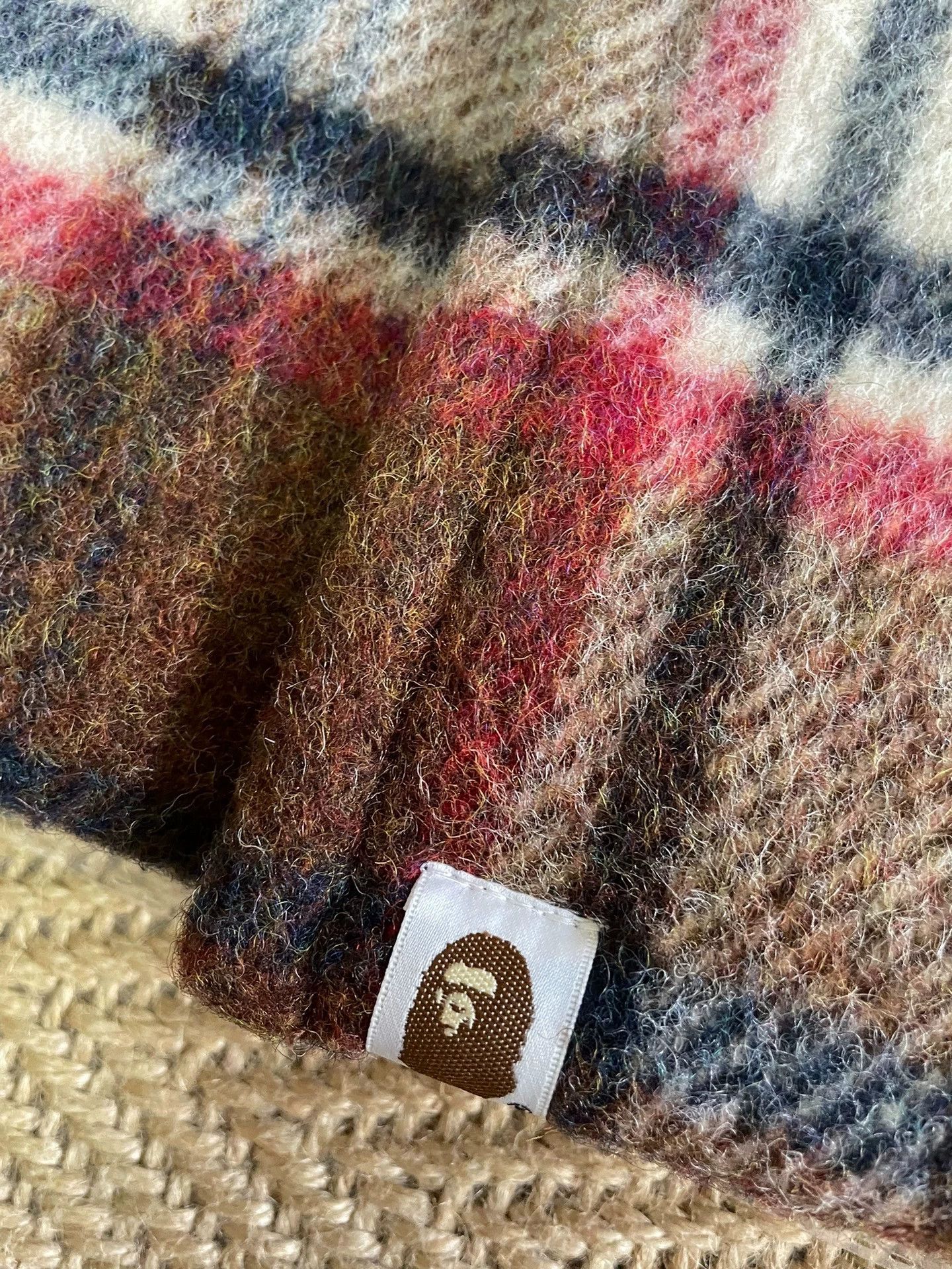 Bape BAPE CHECK Wool Double-Breasted Overcoat M New Size US M / EU 48-50 / 2 - 5 Thumbnail