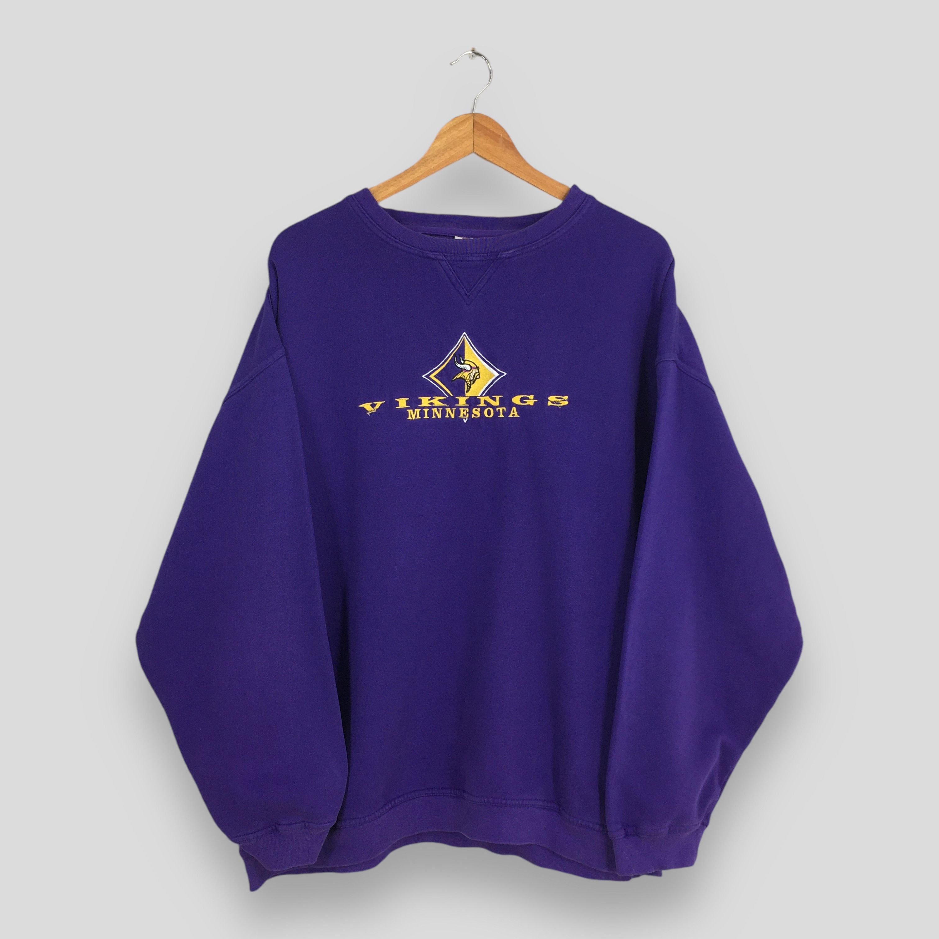 NFL Vintage Minnesota Vikings NFL Purple Sweatshirt XLarge Size US XL / EU 56 / 4 - 1 Thumbnail
