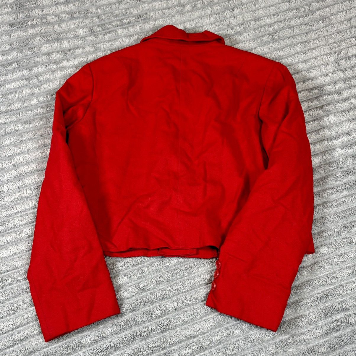 Pendleton VTG Pendleton Classic Red Blazer Jacket 100% Virgin Wool USA Size ONE SIZE - 10 Thumbnail