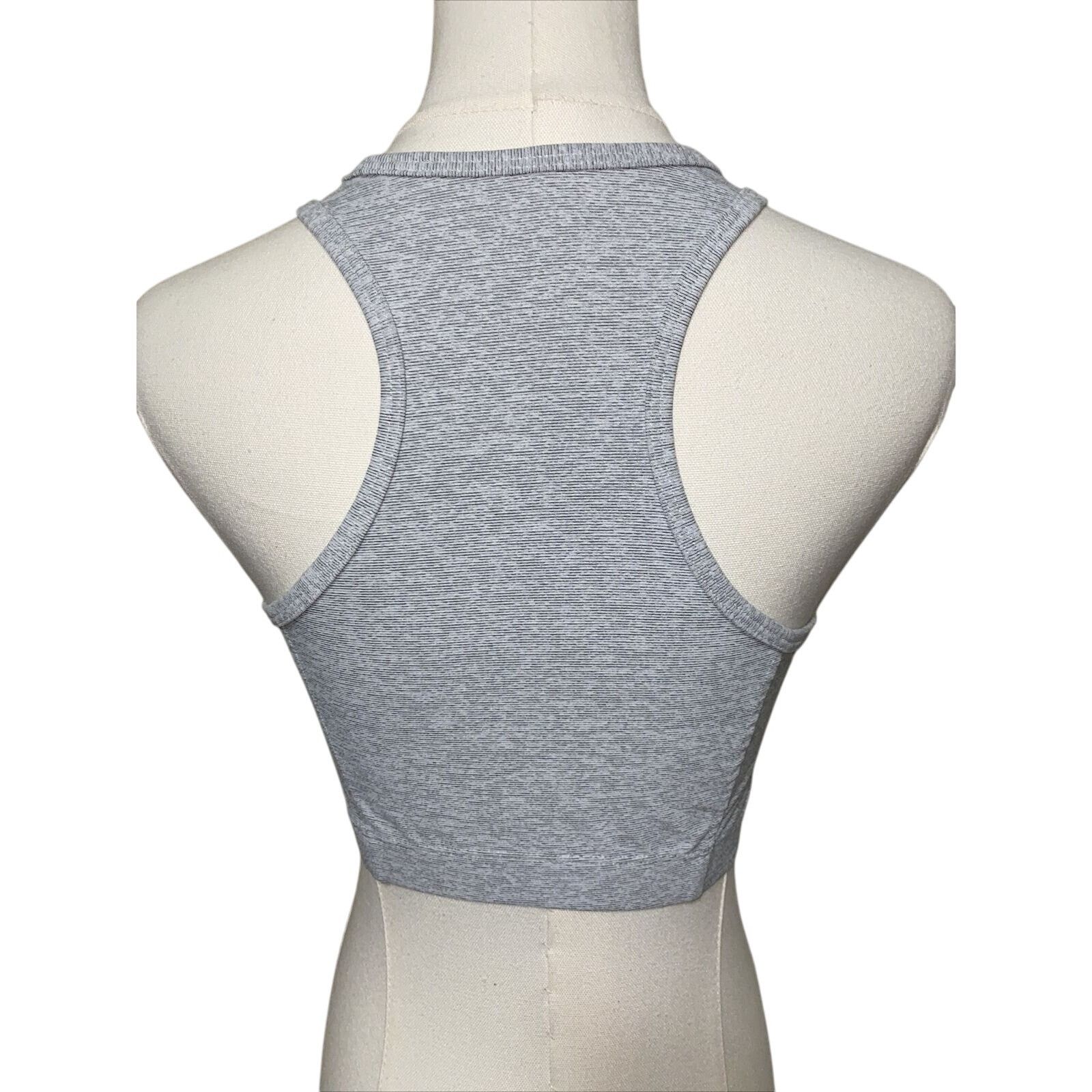 Outdoor Voices Outdoor Voices Sports Bra Athena Stretch Crop Gray SZ Medium Size M / US 6-8 / IT 42-44 - 3 Thumbnail