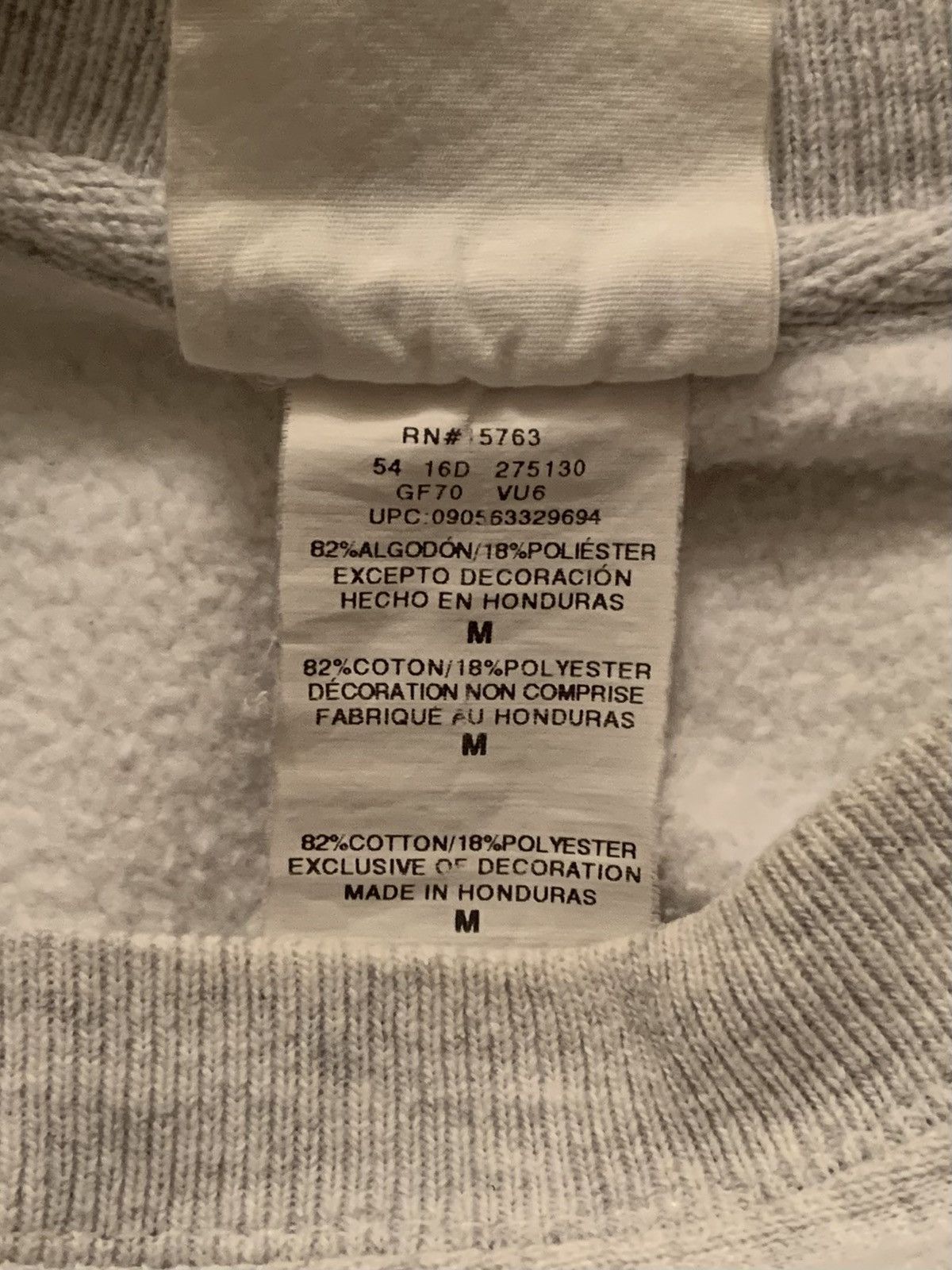 Champion Vintage Y2K Champion Reverse Weave Light Grey LS Sweatshirt Size M / US 6-8 / IT 42-44 - 6 Thumbnail