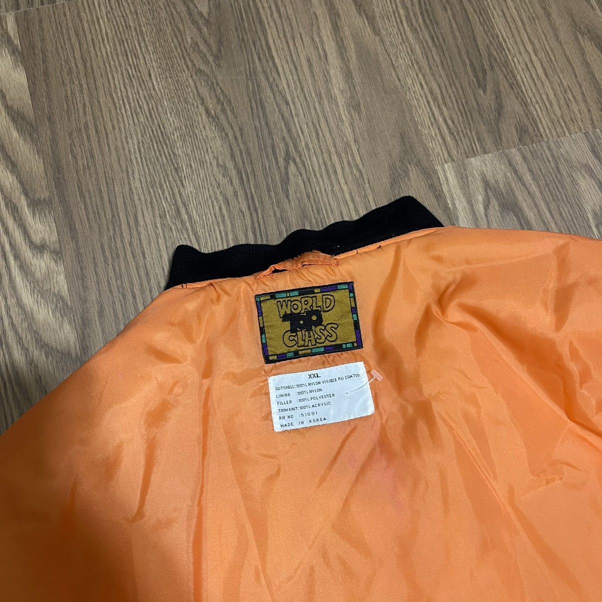 Vintage Vintage reversible black and orange bomber jacket Size US XXL / EU 58 / 5 - 8 Thumbnail