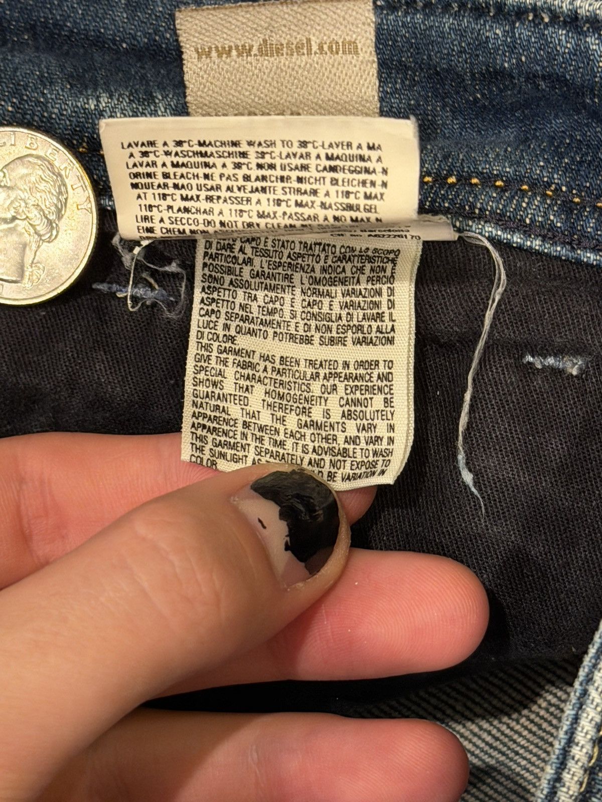 Diesel Y2k-2010’s diesel jeans Size 30" / US 8 / IT 44 - 6 Thumbnail