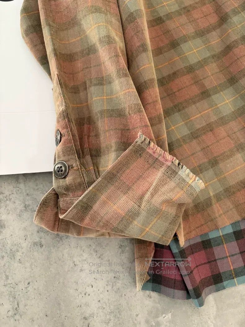 Greg Lauren Greg Lauren Checked Shirt Size US XL / EU 56 / 4 - 4 Thumbnail