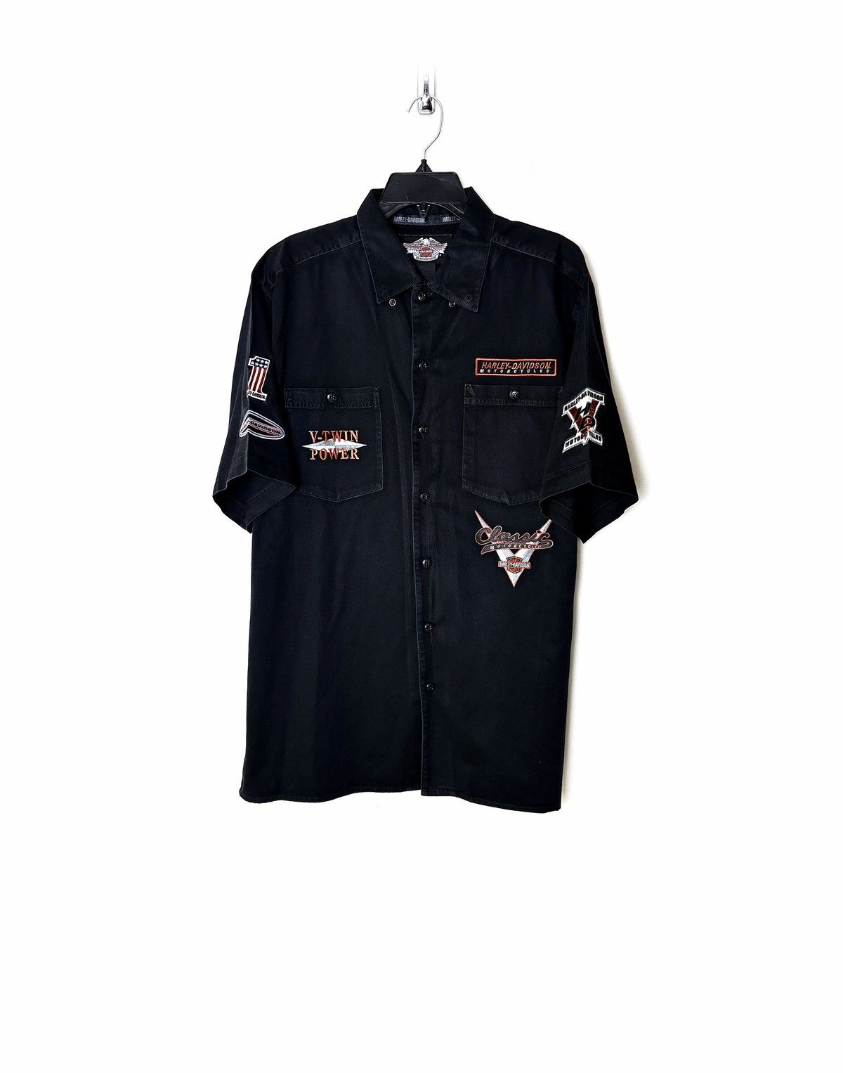Harley Davidson Harley Davidson Embroidered Work Shirt Size US L / EU 52-54 / 3 - 1 Thumbnail