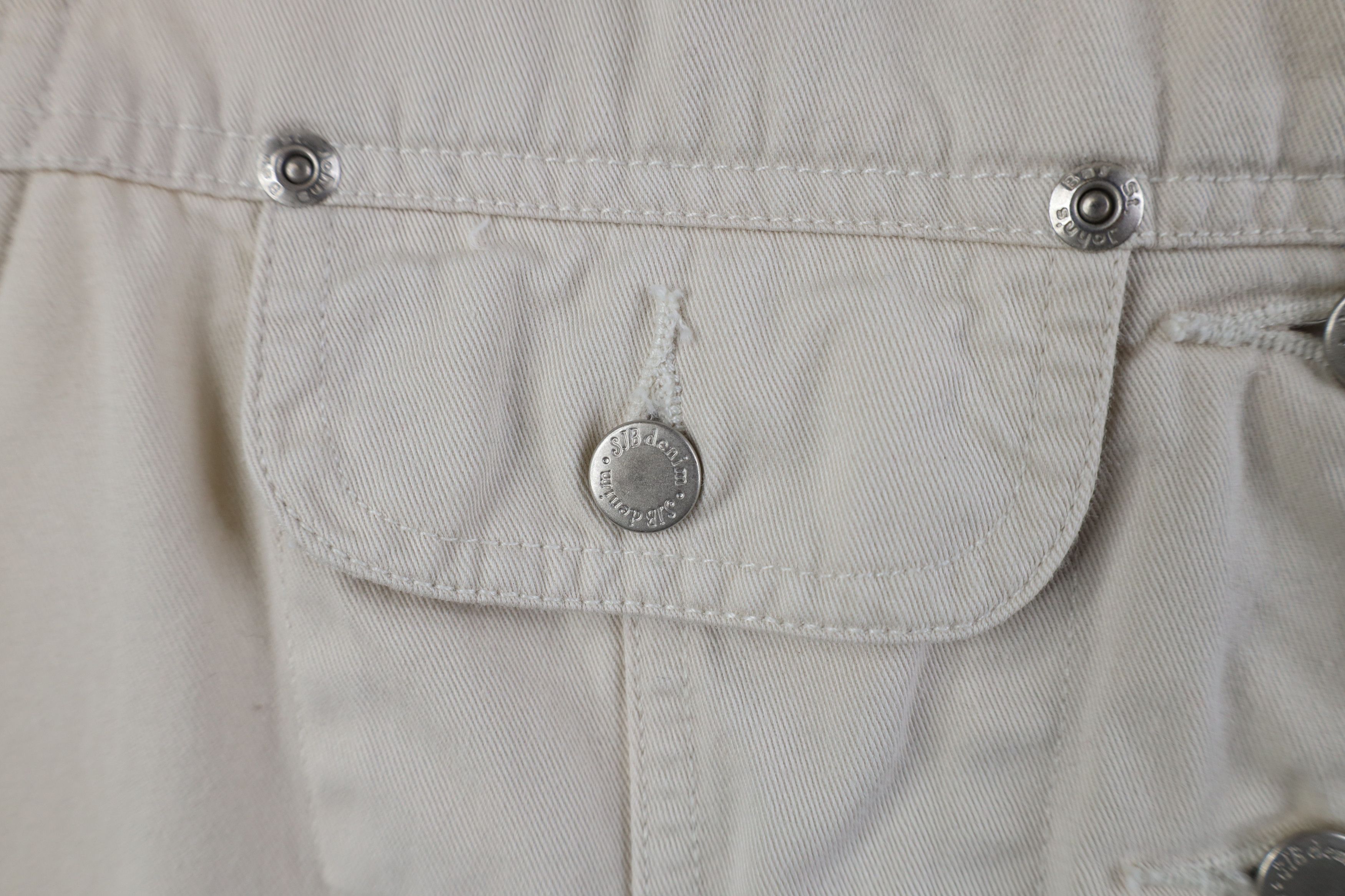 Vintage Vintage 90s Streetwear Buckle Back Vest Jacket Beige Size M / US 6-8 / IT 42-44 - 5 Thumbnail