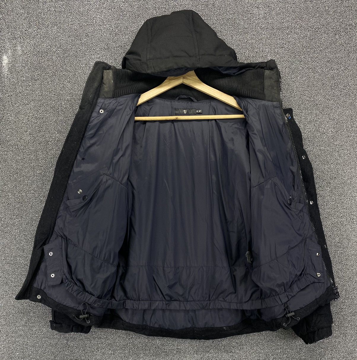 Jil Sander × Uniqlo Jill Sander x Uniqlo Hooded Black Down Jacket Size US M / EU 48-50 / 2 - 6 Thumbnail