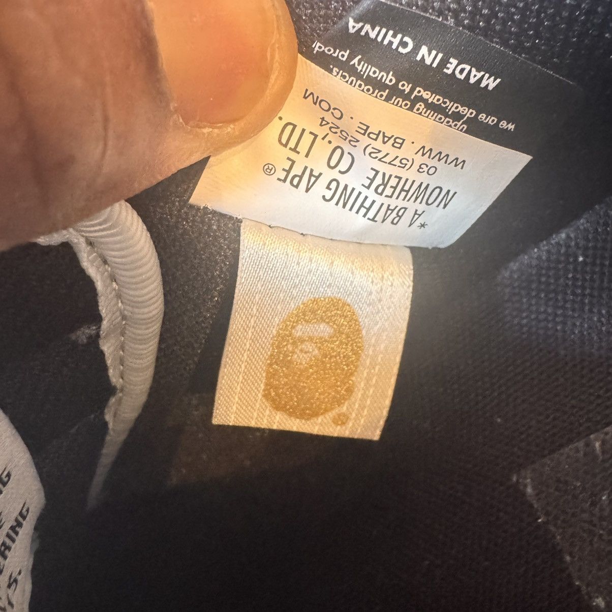 Bape × JJJJound Bape bapesta x jjjjound Size US 7 / EU 40 - 9 Thumbnail