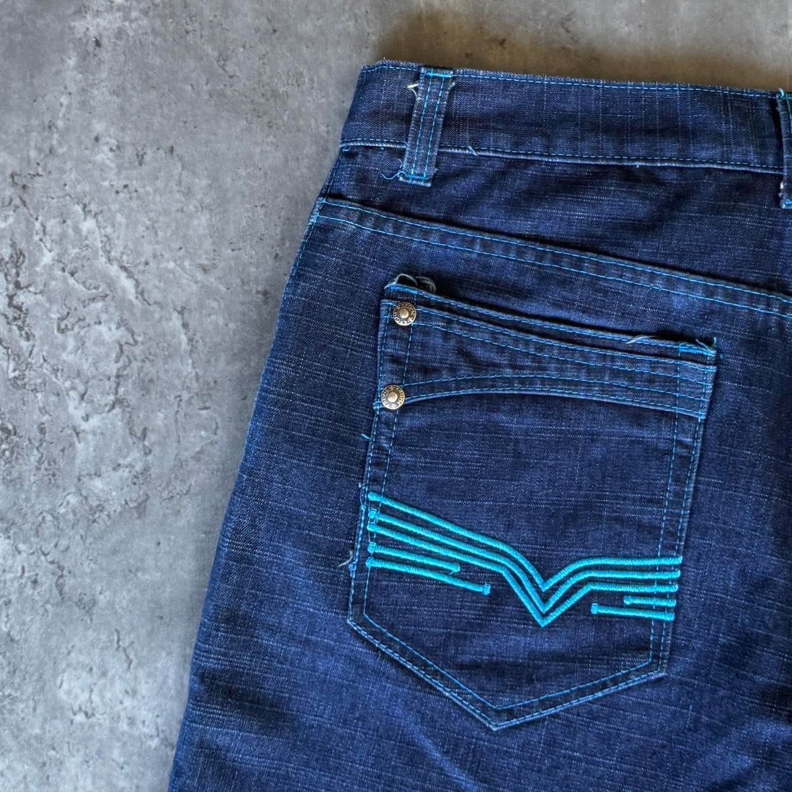 JNCO × Southpole × Vintage Vintage Y2K Baggy KROME Rap Style Graphic Streetwear Jeans Size US 34 / EU 50 - 4 Thumbnail