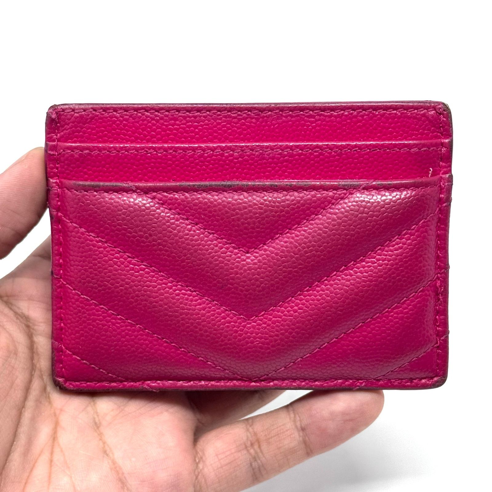 Saint Laurent Paris YSL Pink Cardholder Wallet Size ONE SIZE - 4 Thumbnail