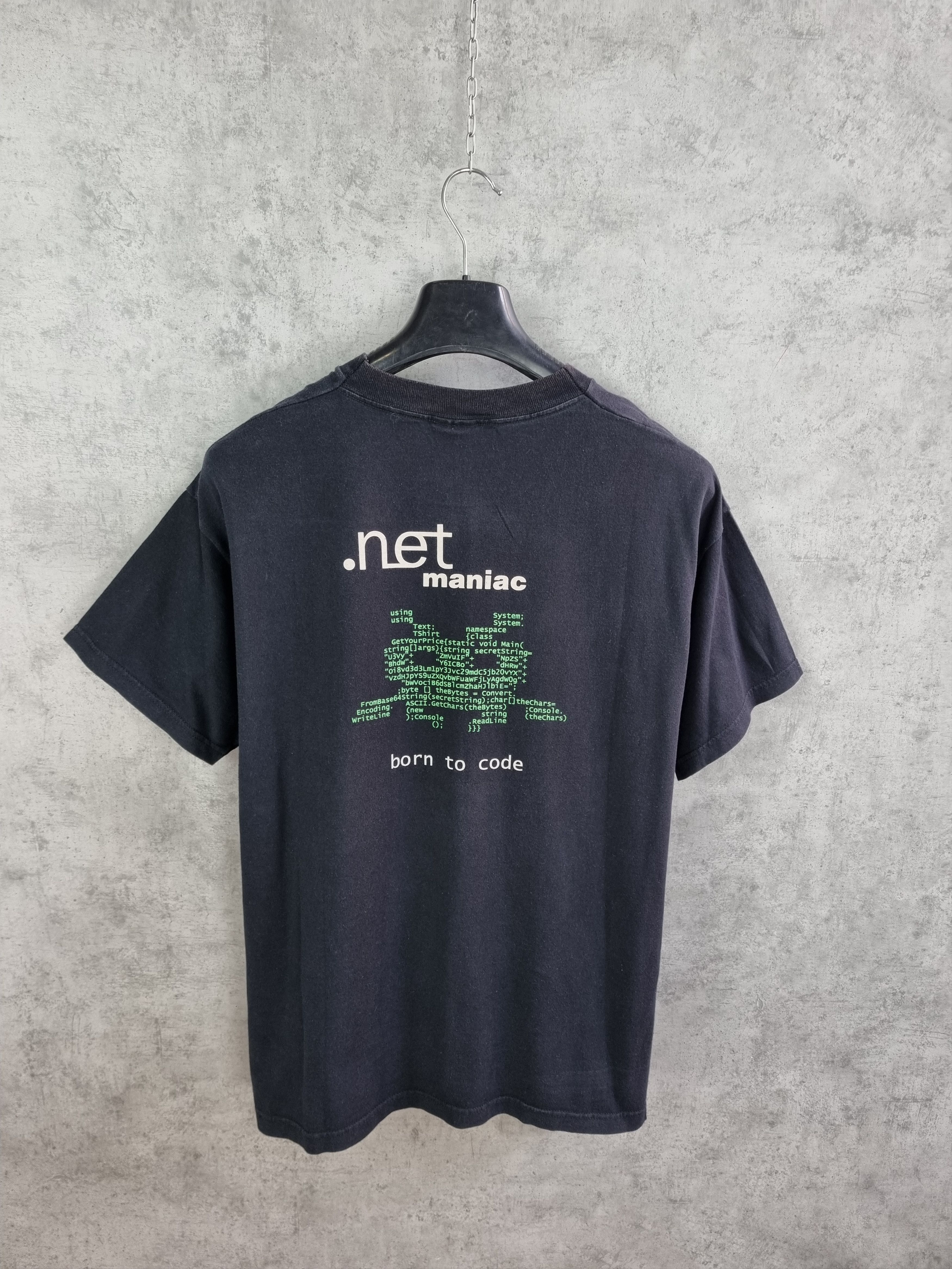 Microsoft 90s Vintage Microsoft x Space Invader Born to Code Tee Size US L / EU 52-54 / 3 - 4 Thumbnail