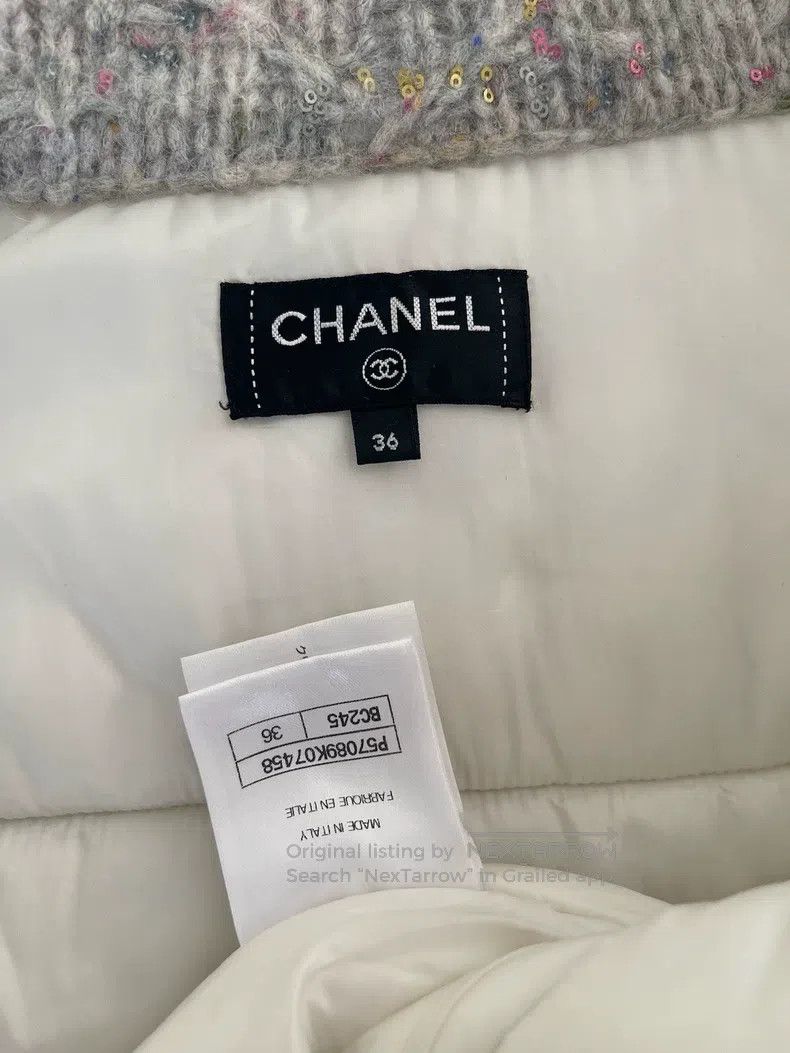 Chanel Chanel Metropolitan Series Rhinestone Tower Down Jacket Co Size XS / US 0-2 / IT 36-38 - 3 Thumbnail