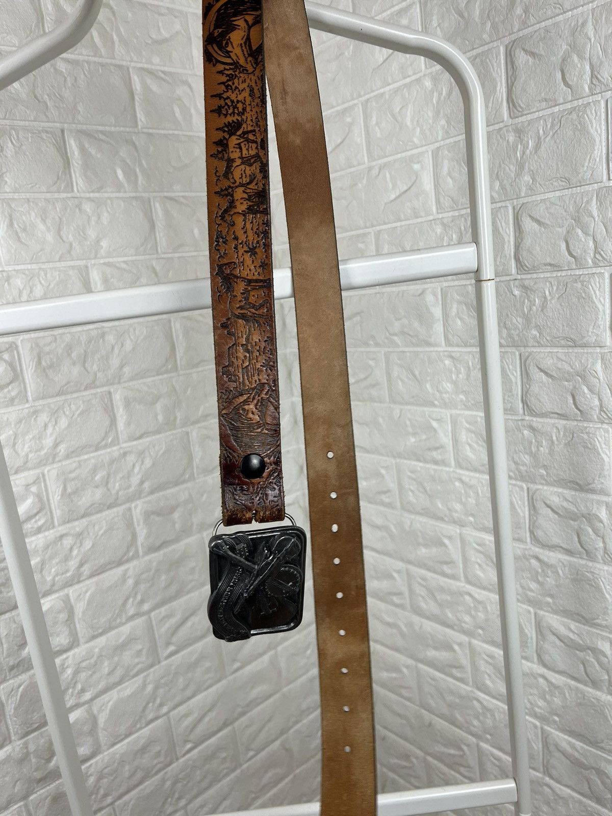 Cowboy Equipment × Vintage Country Western Music Buckle Belt Size ONE SIZE - 10 Thumbnail