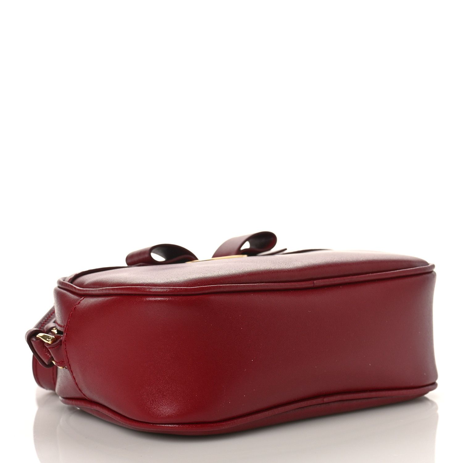 Salvatore Ferragamo o1s1rm1124 Size: OS / Vara Bow Leather Camera Bag in Carmine Size ONE SIZE - 3 Thumbnail
