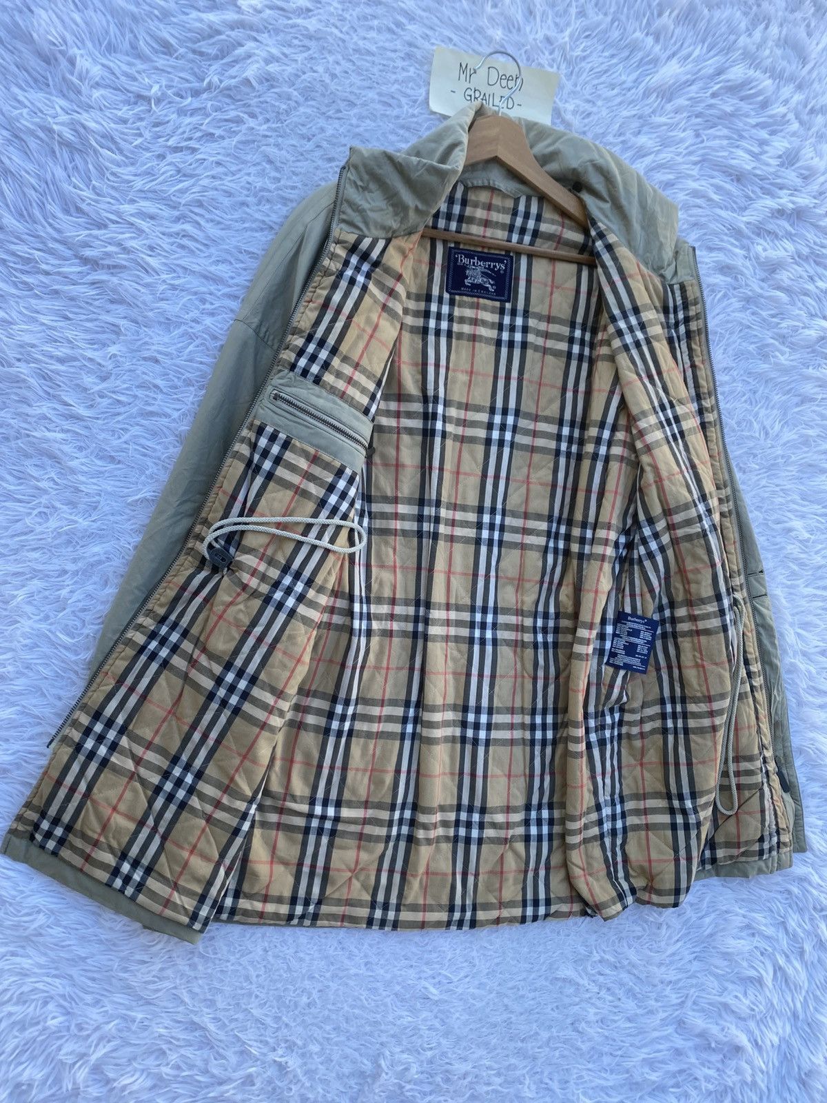 Burberry Rare Vintage 90s Burberry Parka Coat Jacket Size US L / EU 52-54 / 3 - 15 Thumbnail
