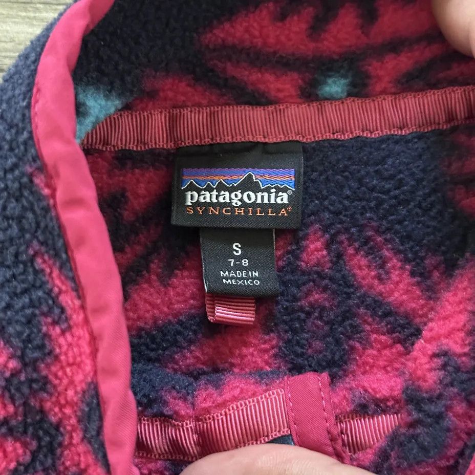 Patagonia Vintage Patagonia Synchilla Snap-T Pullover Aztec Sweater Size S / US 4 / IT 40 - 4 Thumbnail