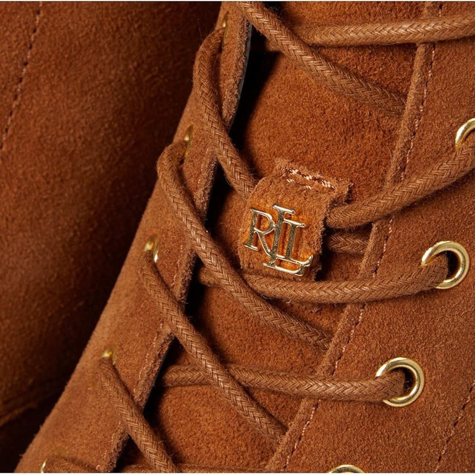 Ralph Lauren Ralph Lauren Tan Lace Up Boots with Suede Texture Size US 7 / IT 37 - 6 Thumbnail
