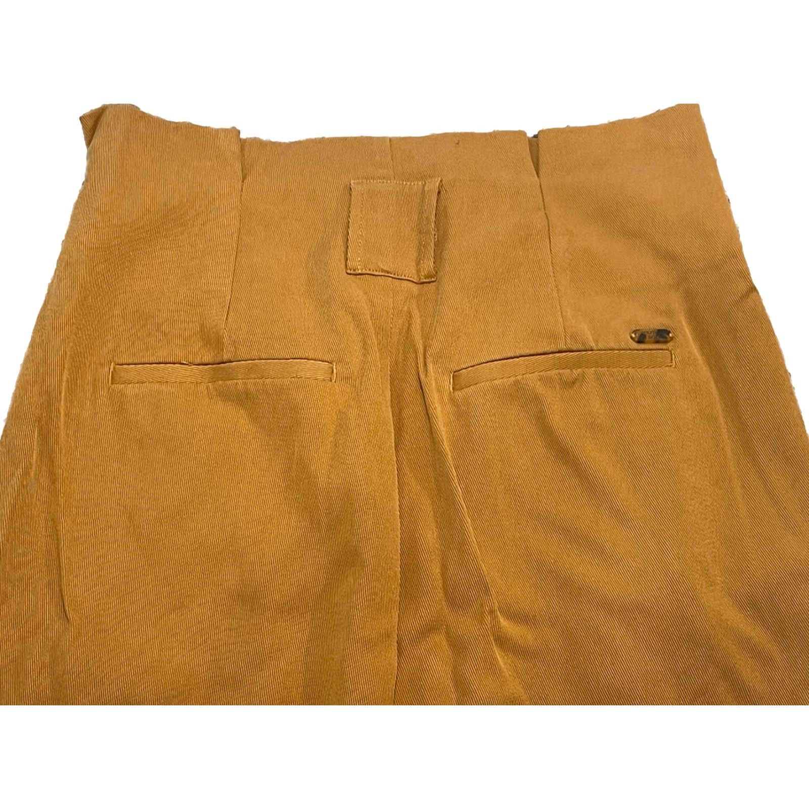 Scotch & Soda Scotch & Soda Daisy High Rise Straight Leg Paper Bag Trousers Camel Brown Sz Sm Pants Women 27 Inseam 27" Regular Vintage No Size 27" / US 4 / IT 40 - 4 Thumbnail