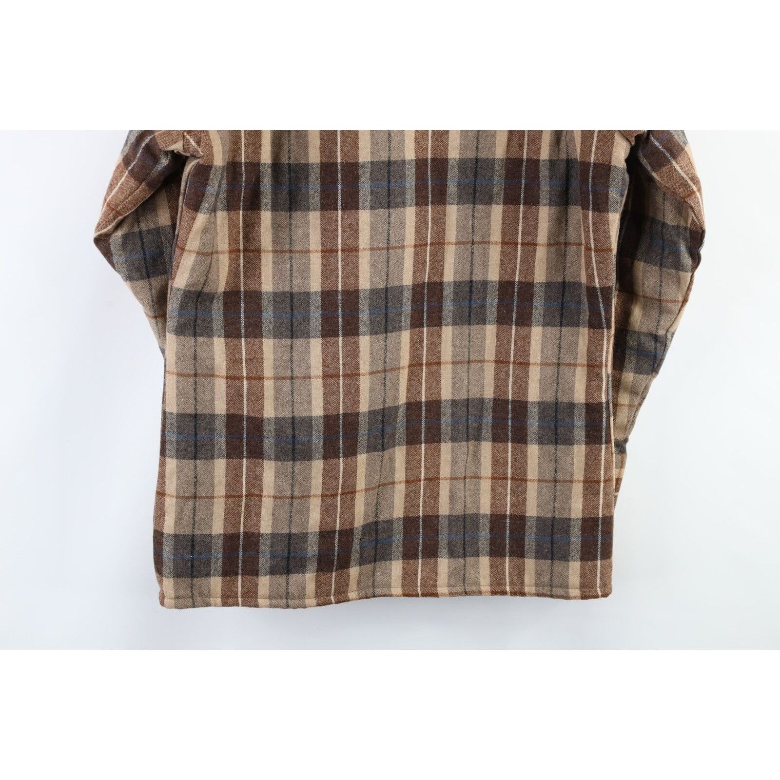Vintage Vintage 90s Streetwear Lined Wool Knit Button Shirt Size US M / EU 48-50 / 2 - 7 Thumbnail