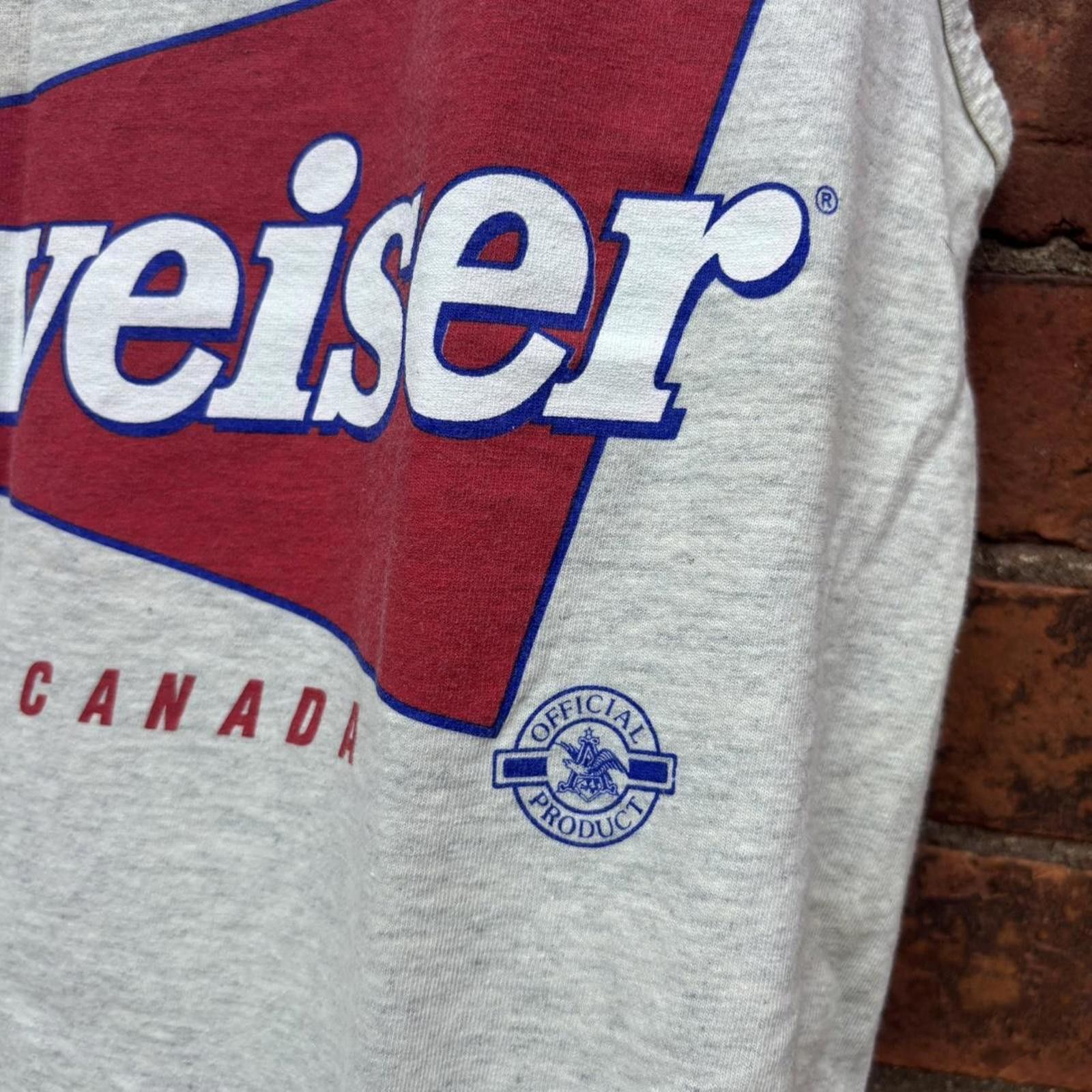 Other Vintage Budweiser brewed in Canada tank top 90s L Size US L / EU 52-54 / 3 - 3 Thumbnail