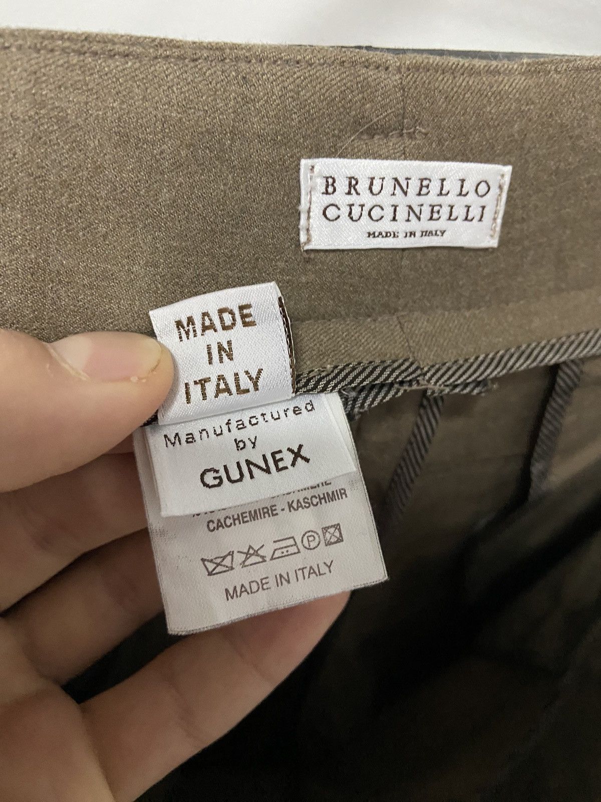Brunello Cucinelli × Vintage Brunello cucinelli Vintage wool pants women's Size 32" / US 10 / IT 46 - 7 Thumbnail