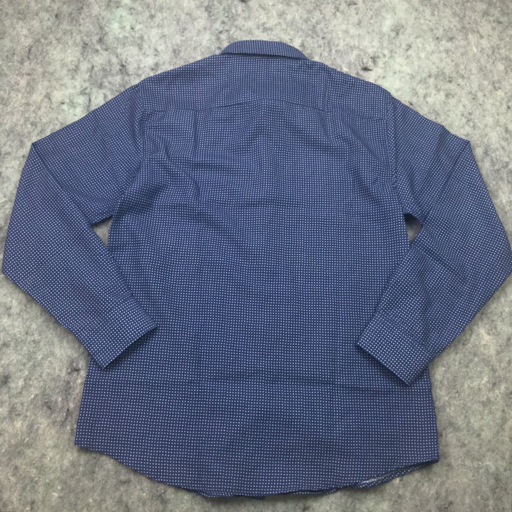Vintage Alex Vando Mens Shirt Blue Button-Down Long Sleeve Microfiber Size US M / EU 48-50 / 2 - 6 Thumbnail