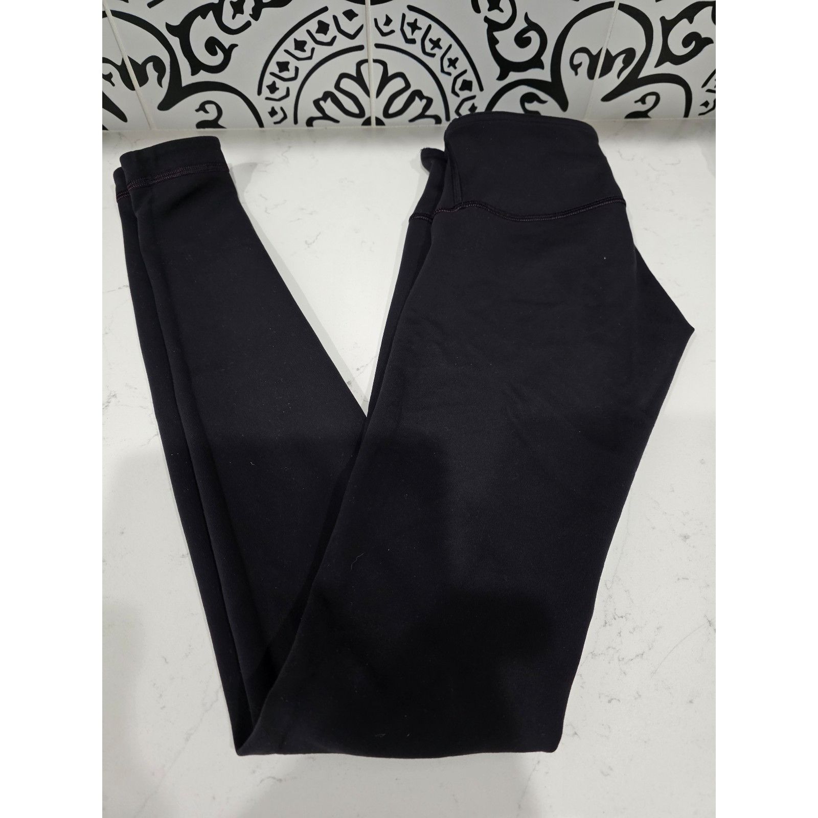 Lululemon Lululemon Size 2 Wunder Under Pant III Reversible Black Miss Size 24" / US 00 / IT 34 - 7 Thumbnail