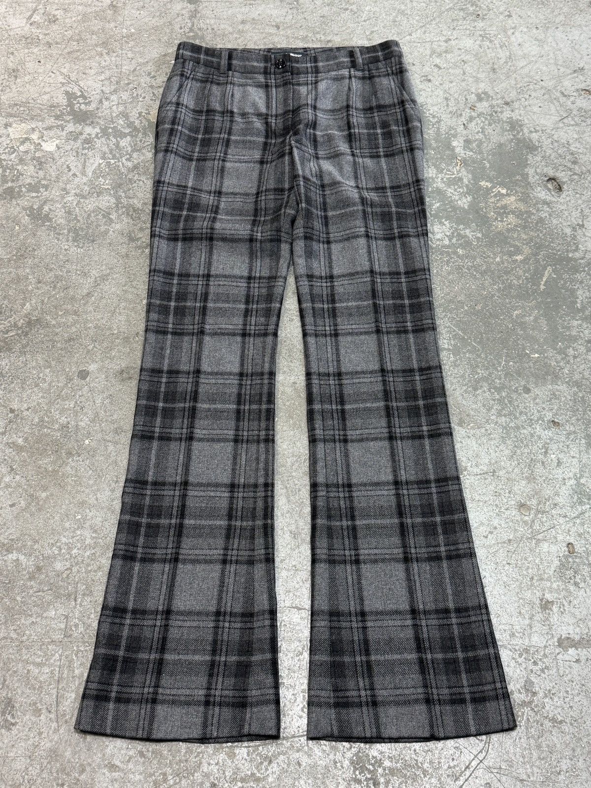Dolce & Gabbana Dolce&Gabbana Women Wool Bootcut Pants Size 29" - 1 Thumbnail