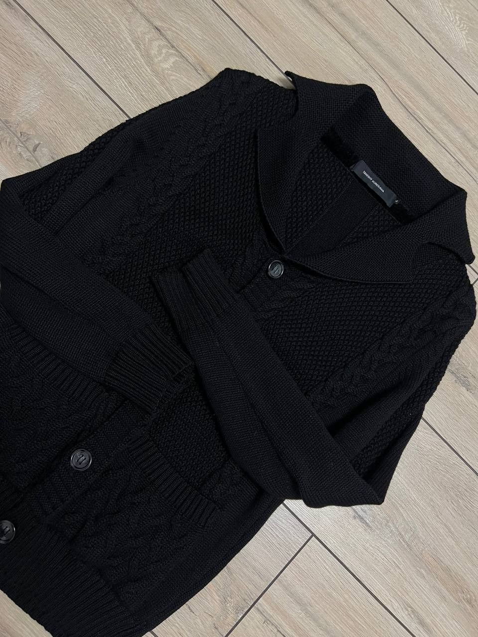 Japanese Brand × Takeshy Kurosawa Takeshy Kurosawa Cardigan Knit V-neck Wool Black size M Slim Size US M / EU 48-50 / 2 - 1 Thumbnail
