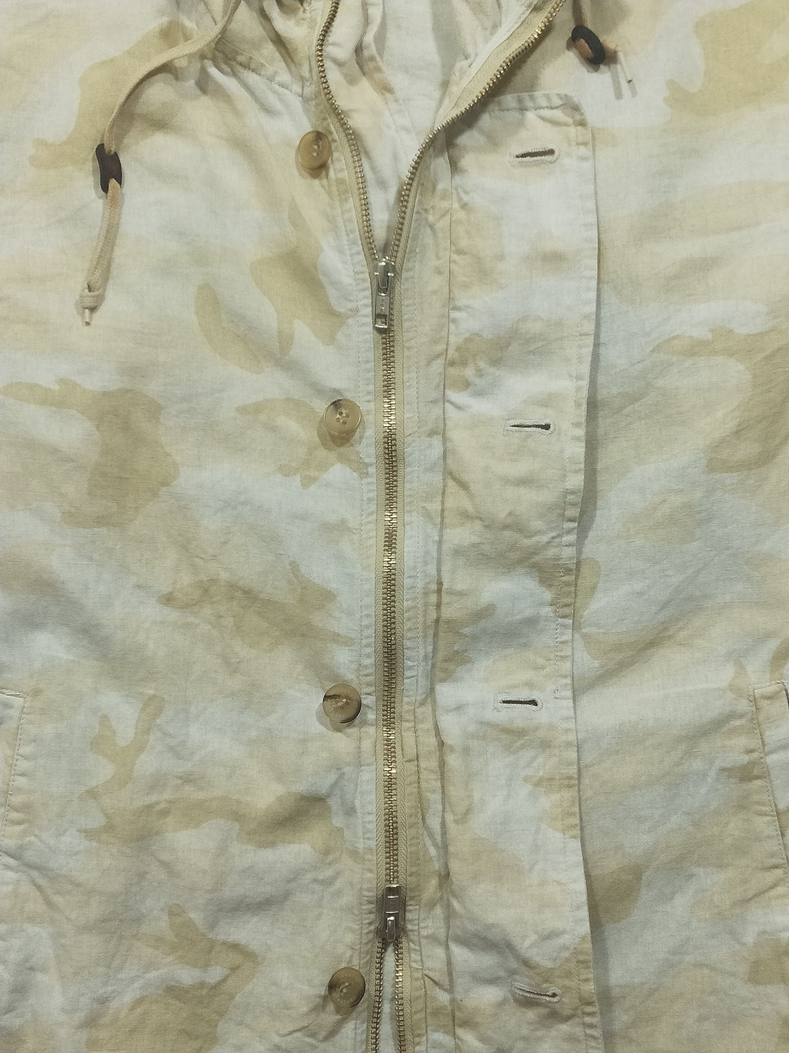 Hysteric Glamour × Japanese Brand Vintage Journal Standard Camo Hoodie Button Zip Size US L / EU 52-54 / 3 - 5 Thumbnail