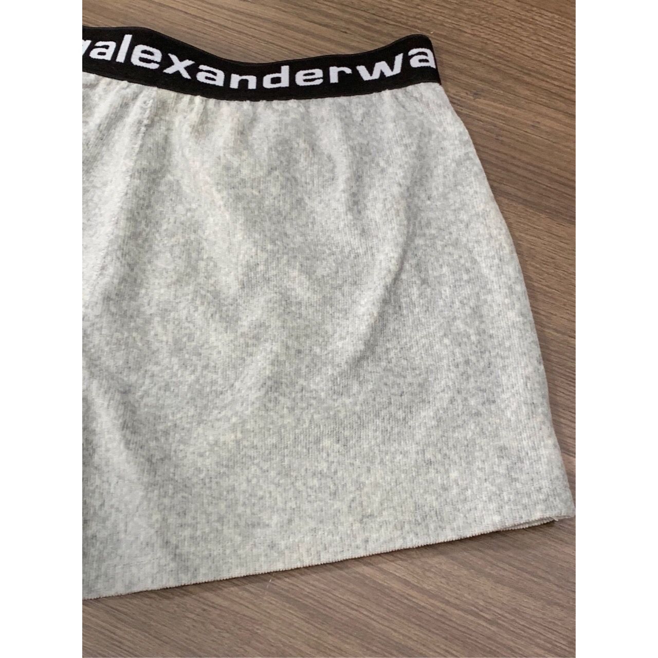 Alexander Wang Alexander Wang.T Womens Gray Elastic Waistband Lounge Shorts Size 26" / US 2 / IT 38 - 2 Thumbnail