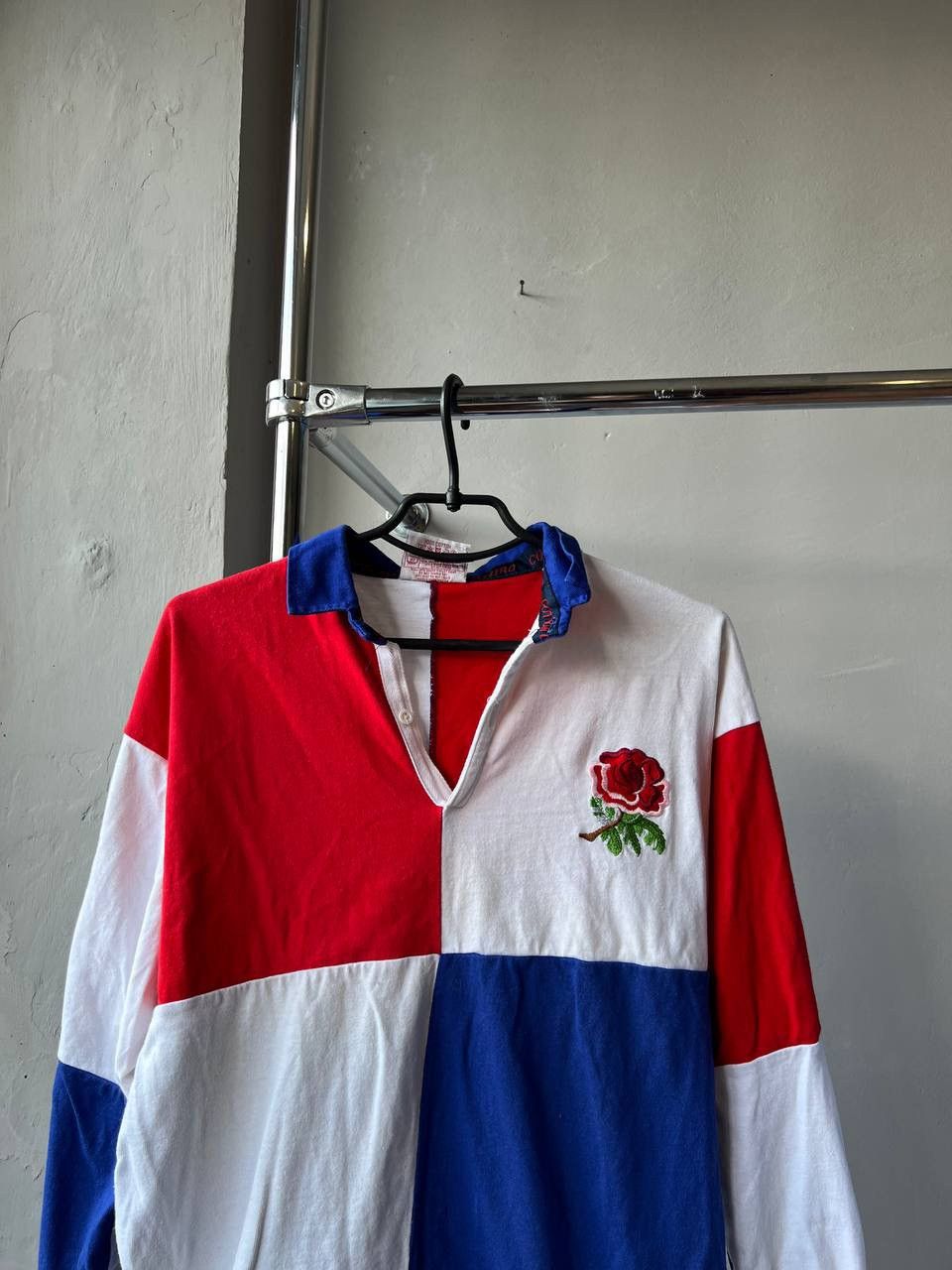 Vintage 1991 ENGLAND TEAM RUGBY UNION SHIRT JERSEY COTTON OXFORD M Size US M / EU 48-50 / 2 - 3 Thumbnail