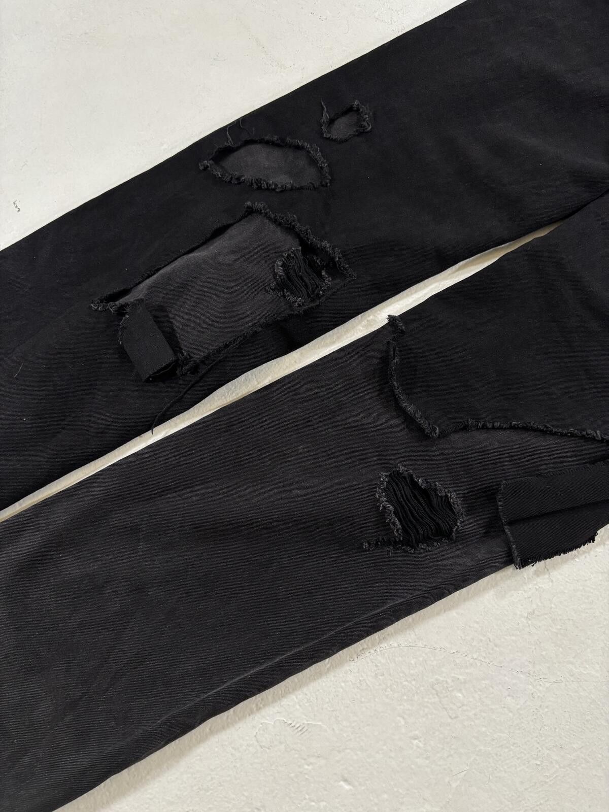Raf Simons Raf Simons AW19 Destroyed Zombie Denim Size US 32 / EU 48 - 6 Thumbnail