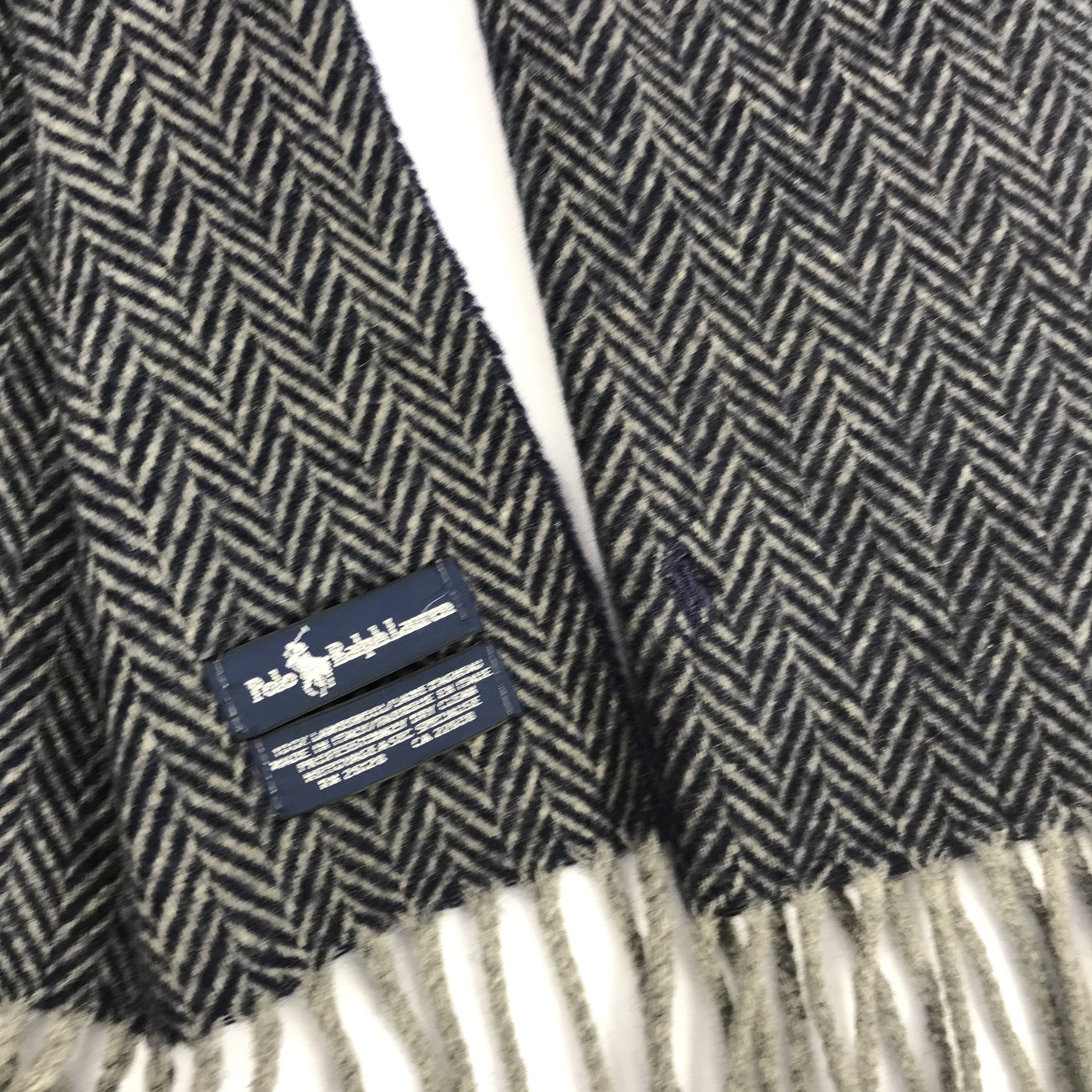Polo Ralph Lauren Vintage Polo Ralph Lauren Scarf Muffler Wool Scarves Size ONE SIZE - 4 Thumbnail