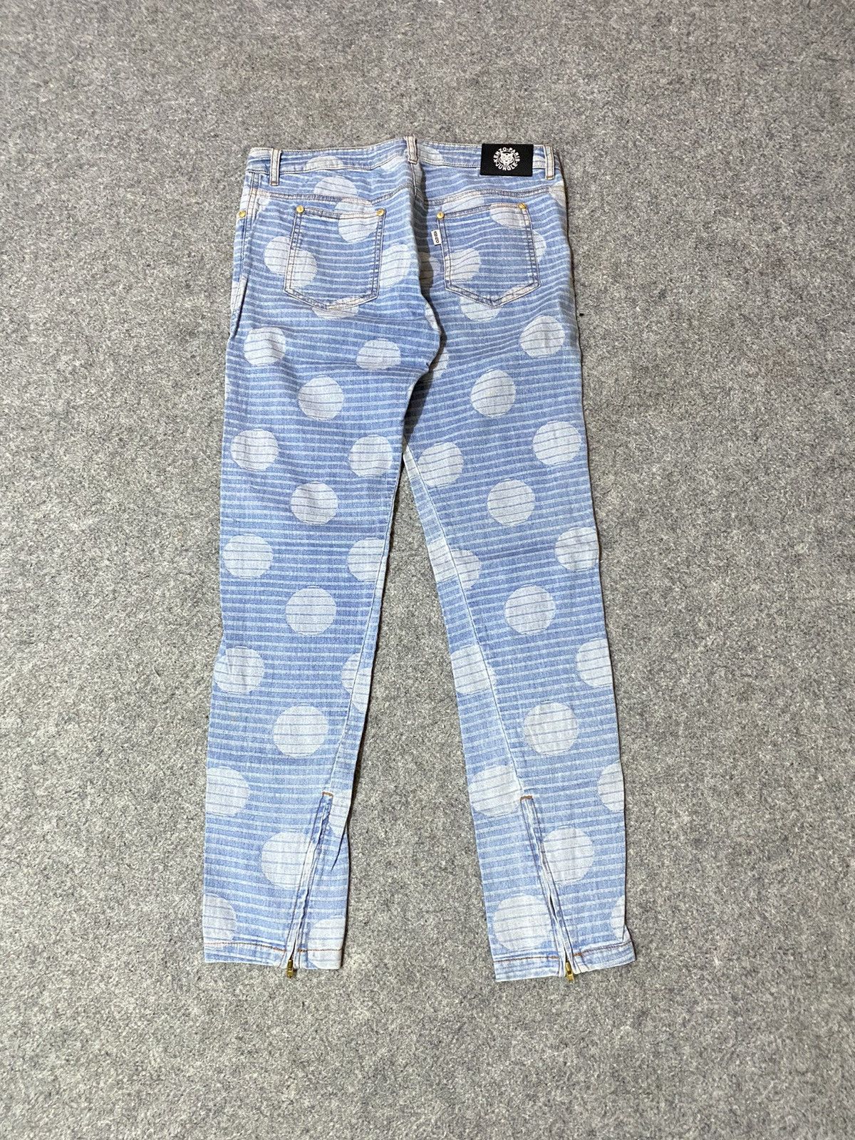 Kenzo Kenzo Paris Jungle Polkadot Denim Pants Size 26" / US 2 / IT 38 - 11 Thumbnail