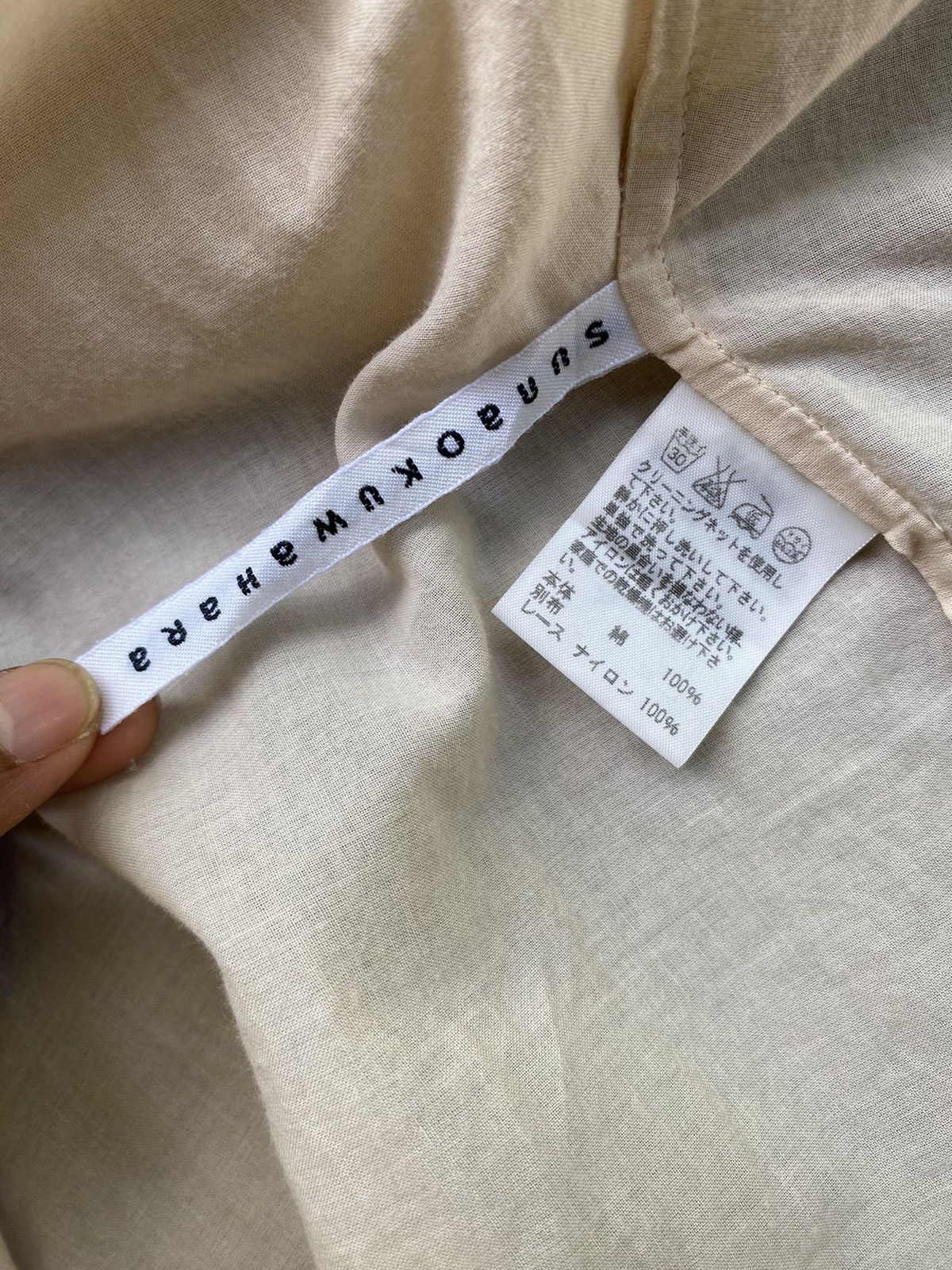 Sunao Kuwahara Sunao Kuwahara diamond patchwork blouse Size ONE SIZE - 4 Thumbnail