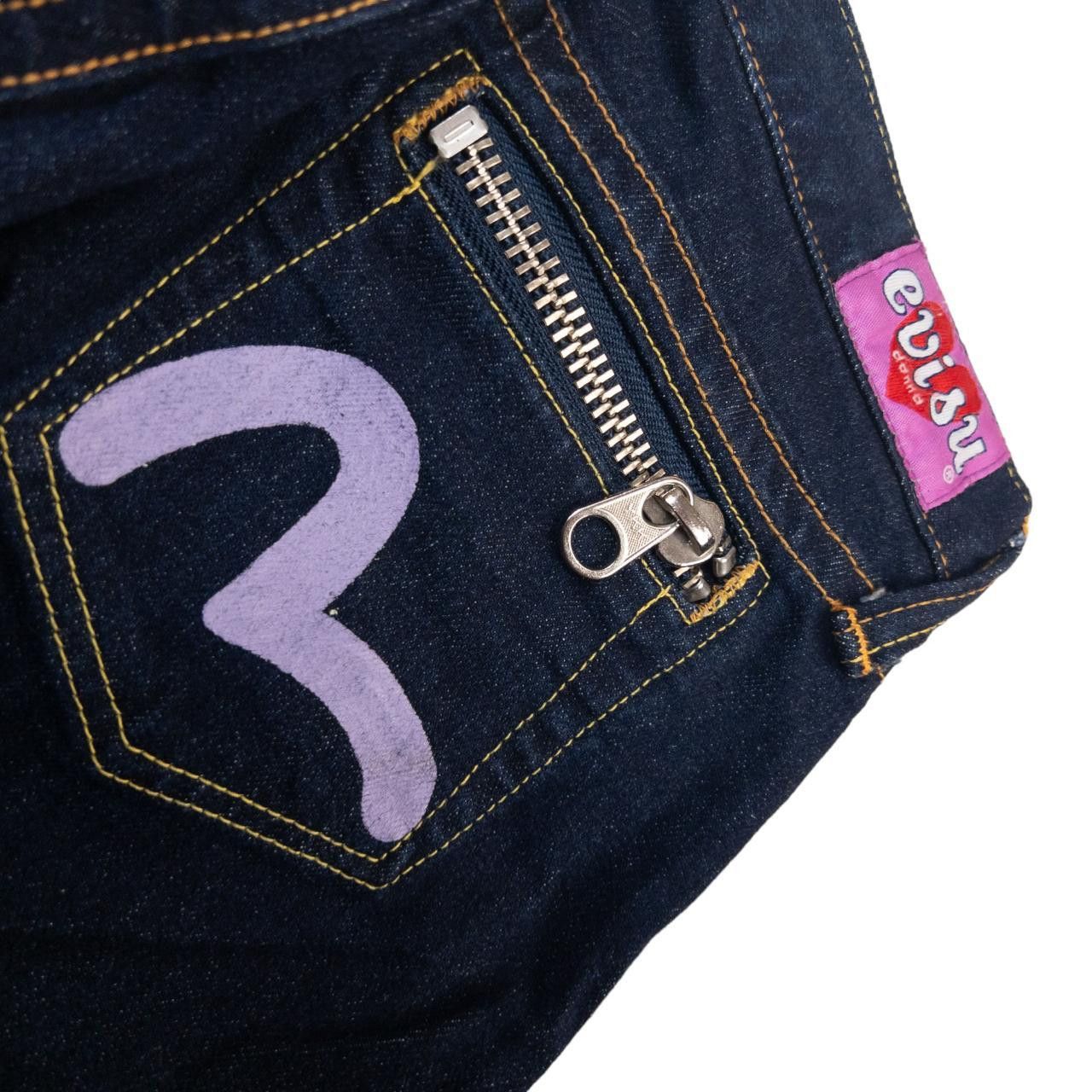 Evisu Vintage EvisuDonna Double Gull Japanese Denim Jeans Size W28 Size 28" / US 6 / IT 42 - 6 Thumbnail