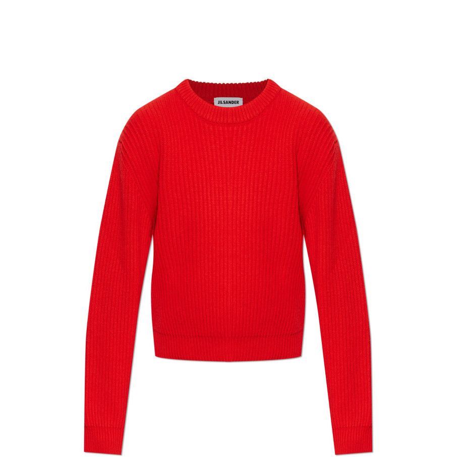 Jil Sander JIL SANDER Crew Neck Wool Sweater Red Pullover New & Authent Size XS / US 0-2 / IT 36-38 - 1 Preview