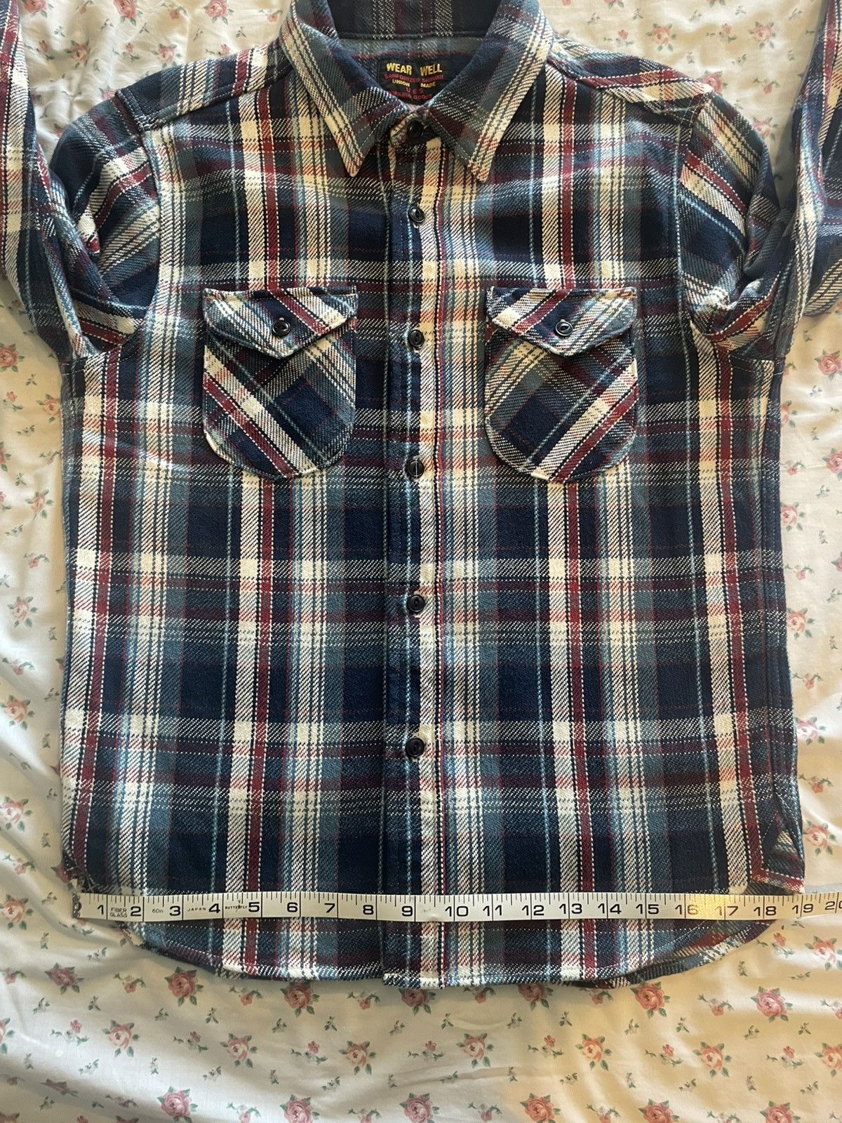 UES Japan UES Heavy Flannel Shirt - Navy Size US S / EU 44-46 / 1 - 13 Thumbnail